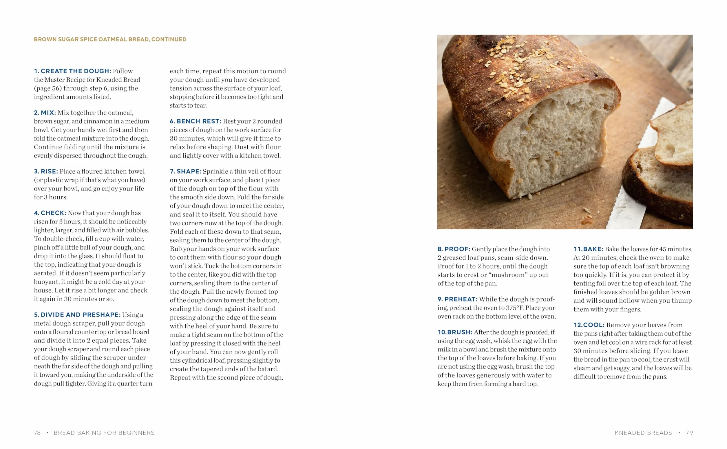 Bread Baking for Beginners: The Essential Guide to Baking Kneaded Breads, No-Knead Breads, and Enriched Breads
