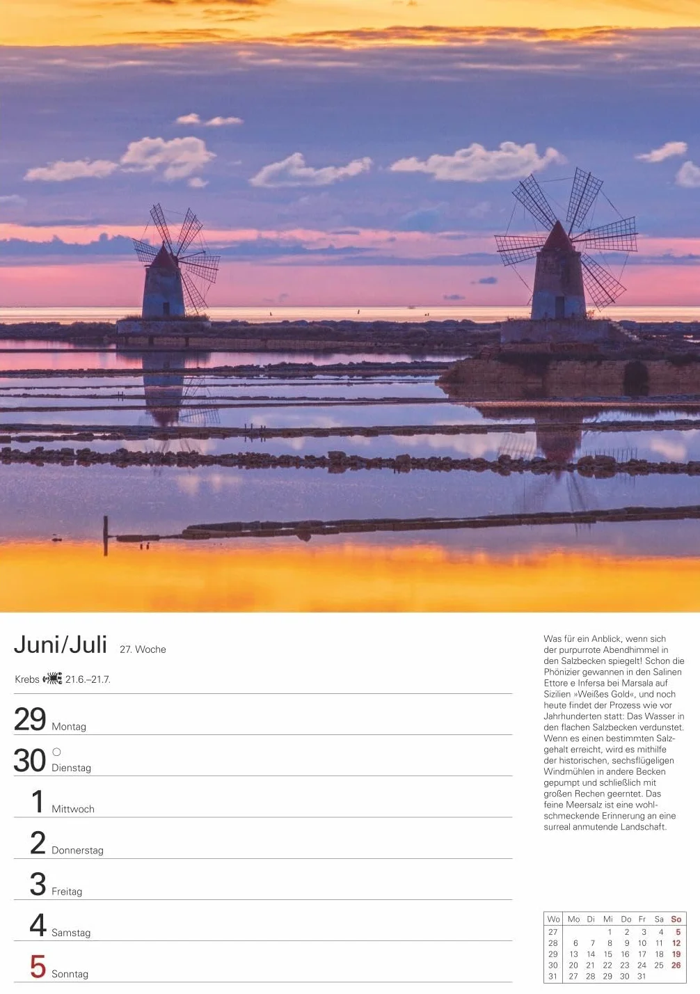 Italien Wochenplaner 2026 - Eine Reise in 53 Bildern: Eine Reise nach Bella Italia in faszinierenden Fotografien. Wandkalender 2026 zum Eintragen im Format 25 x 35,5 cm