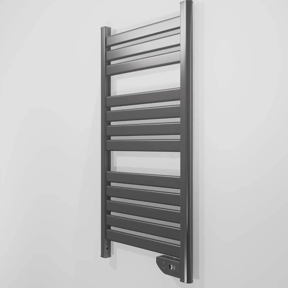 Cecotec ReadyWarm 9050 Twin Towel elektryczna suszarka do ręczników 500 W LED timer 2h ciemnoszara