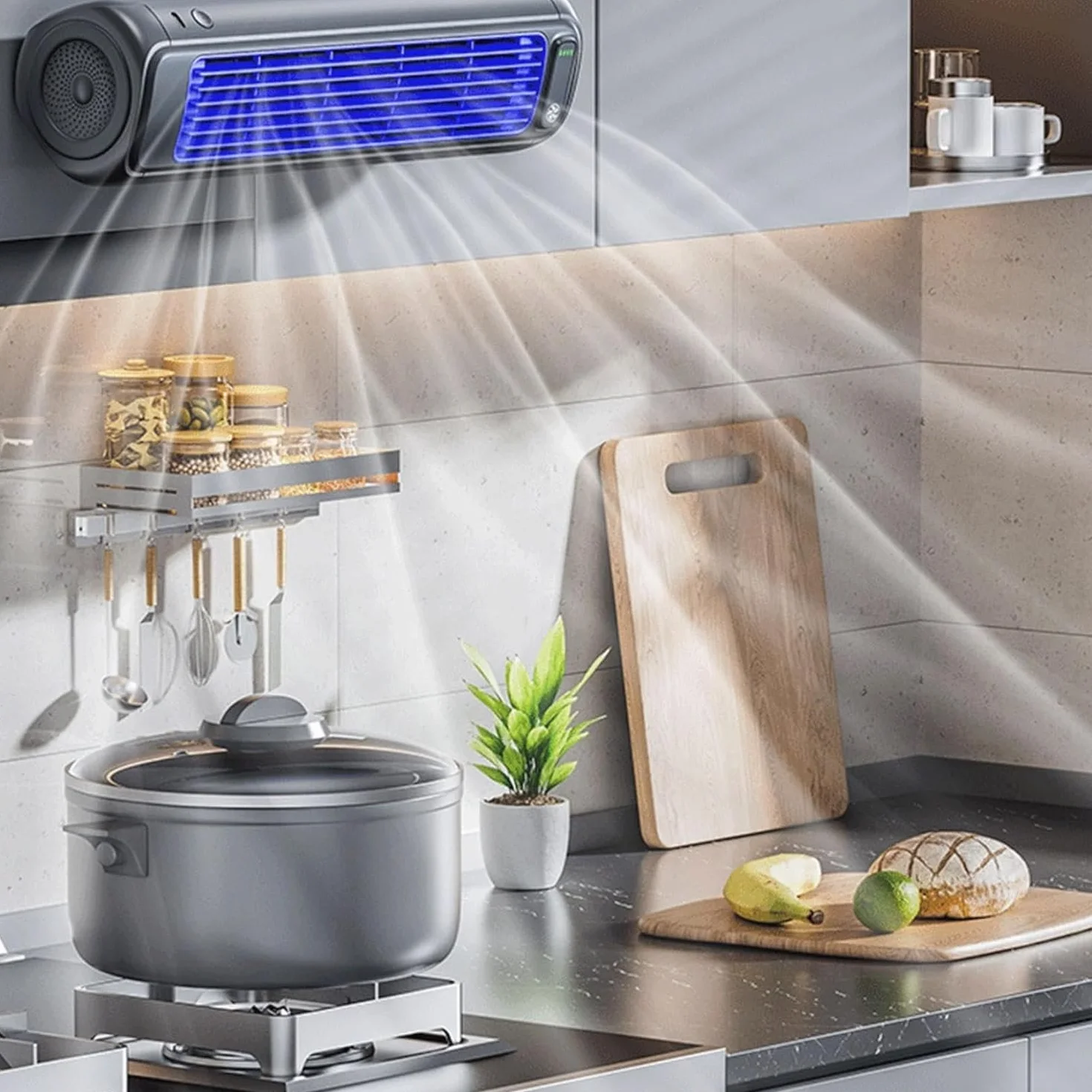 Outfany Cooling Ace, przenośny klimatyzator Sherum Libiyi Cool-ass 3.0, Relaxix Cooling Ace, przenośny klimatyzator, wentylator chłodzący, cichy, wentylator biurkowy