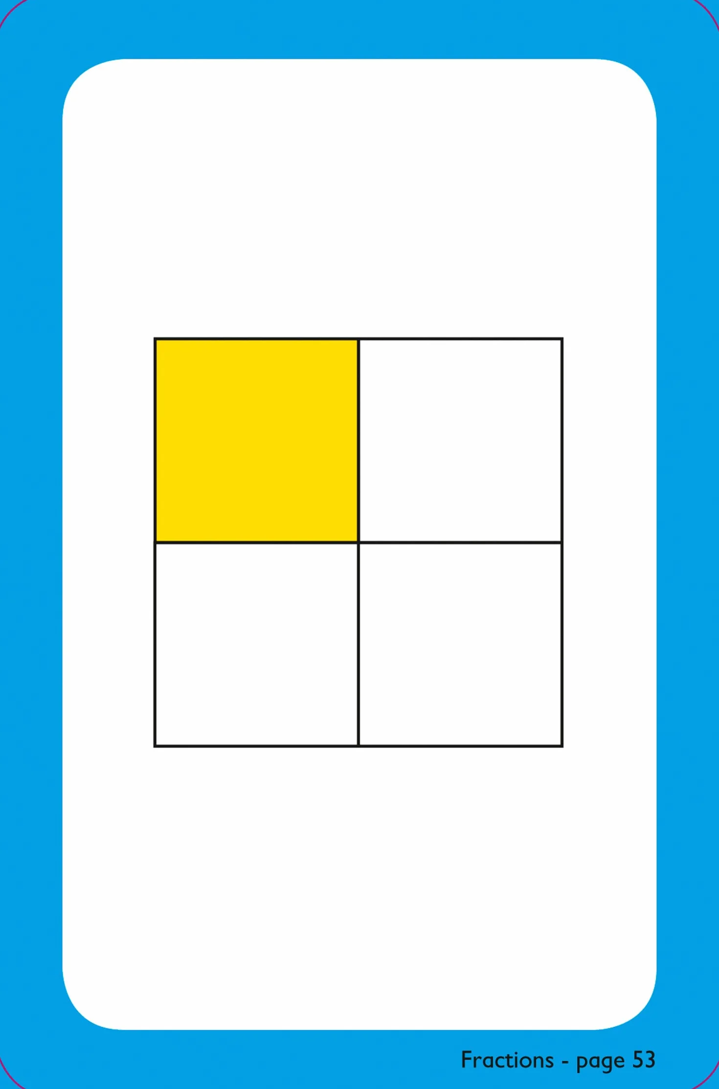 Fractions Flashcards: Ideal for home learning