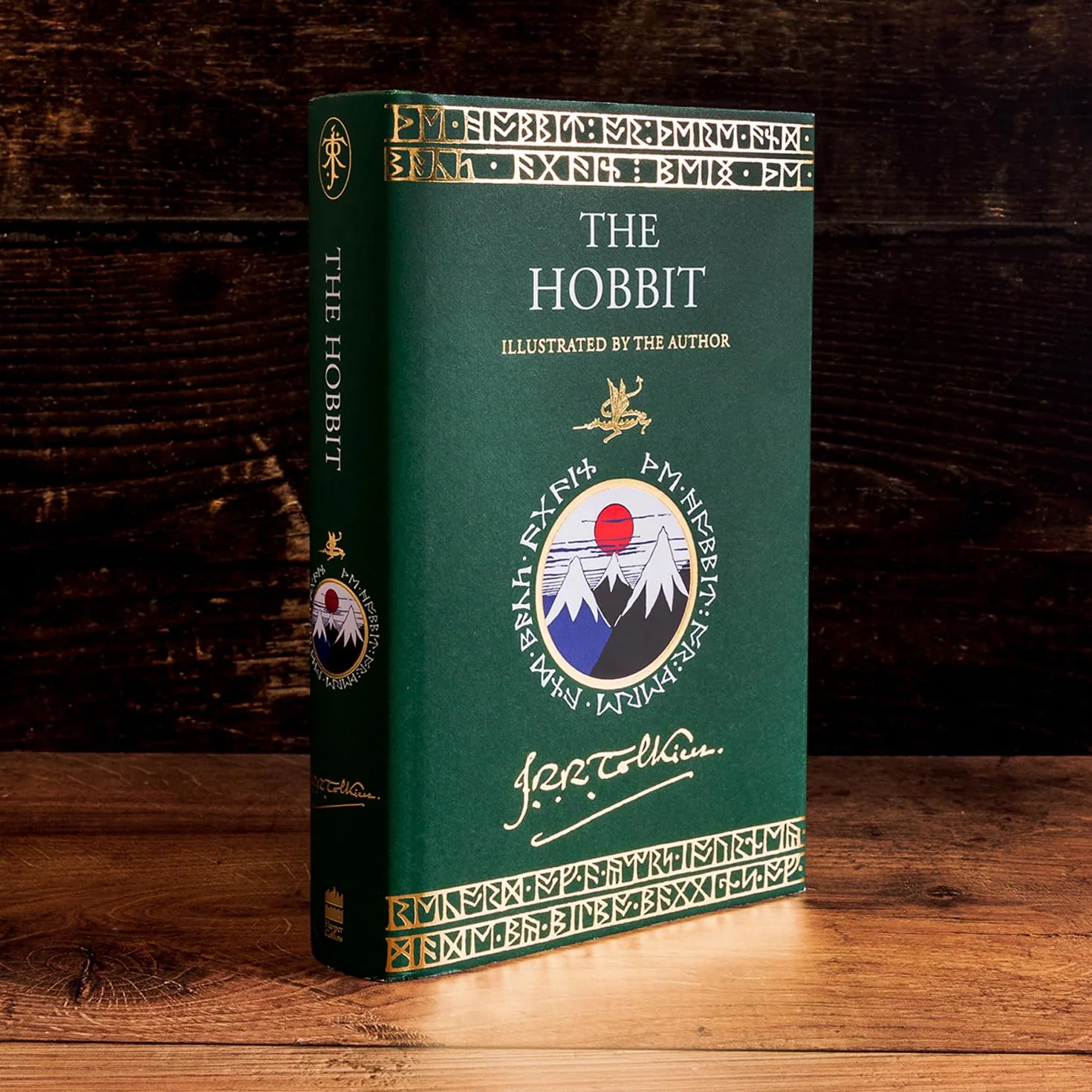 The Hobbit - Illustrated by the Author: J.R.R. Tolkien: Delve into the realm of good versus evil with this well-loved classic.