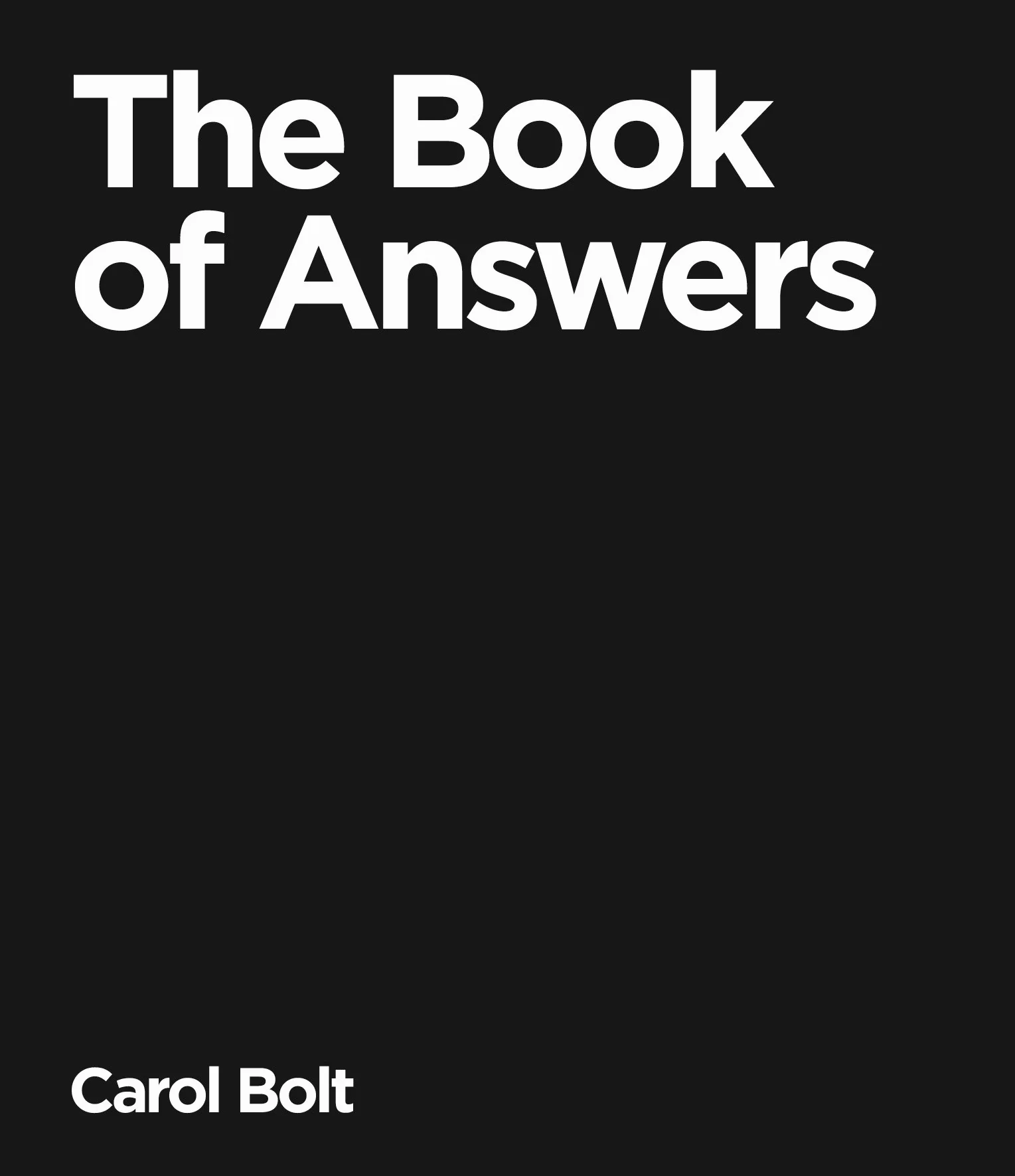 The Book Of Answers: The gift book that became an internet sensation, offering both enlightenment and entertainment