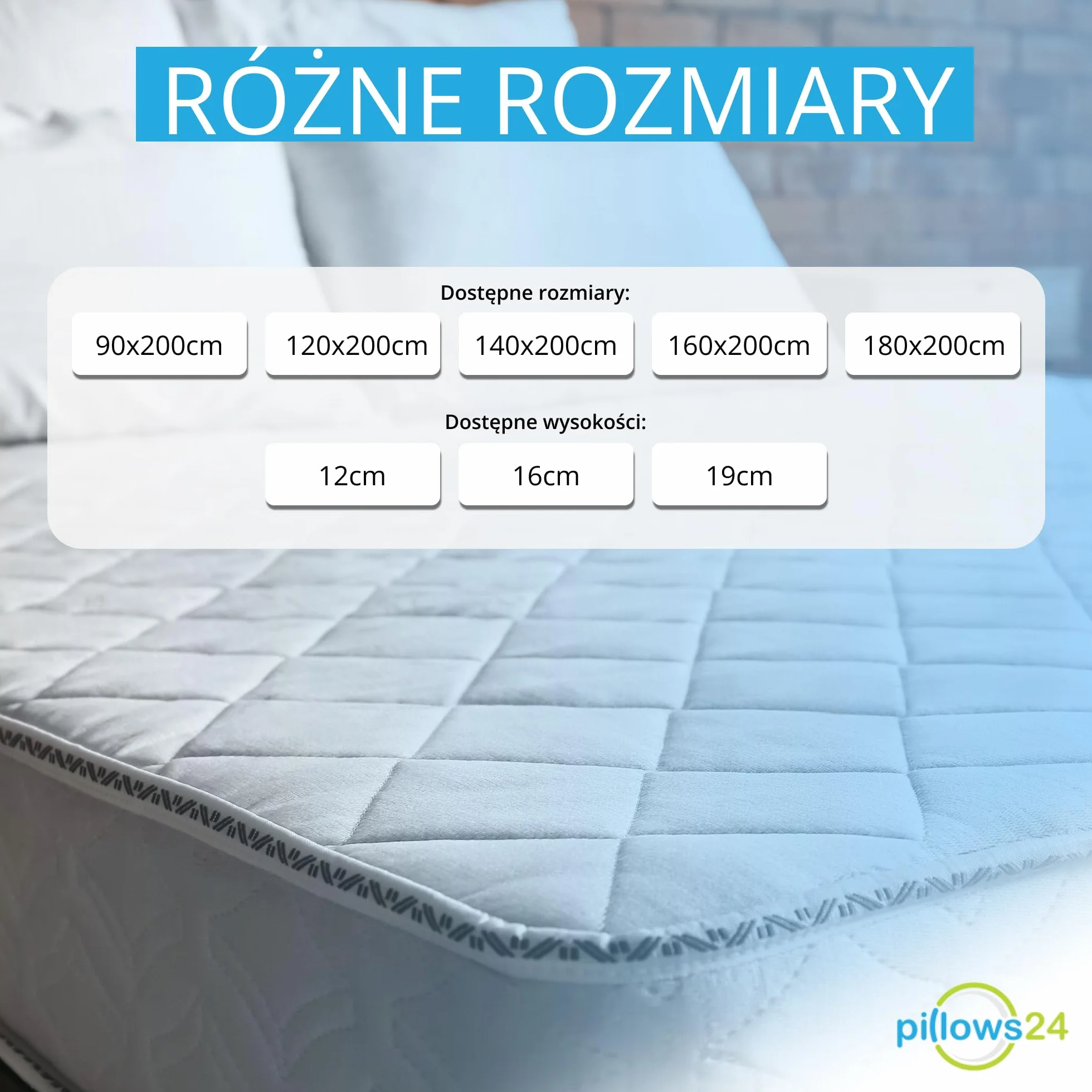 7-strefowy materac 160x200 | Wysokość 16 cm | Materac z pianki zimnej, 2 twardości H2/H3 | Pokrowiec można prać do 60°C | Certyfikat Oeko-Tex | Wyprodukowano w Polsce