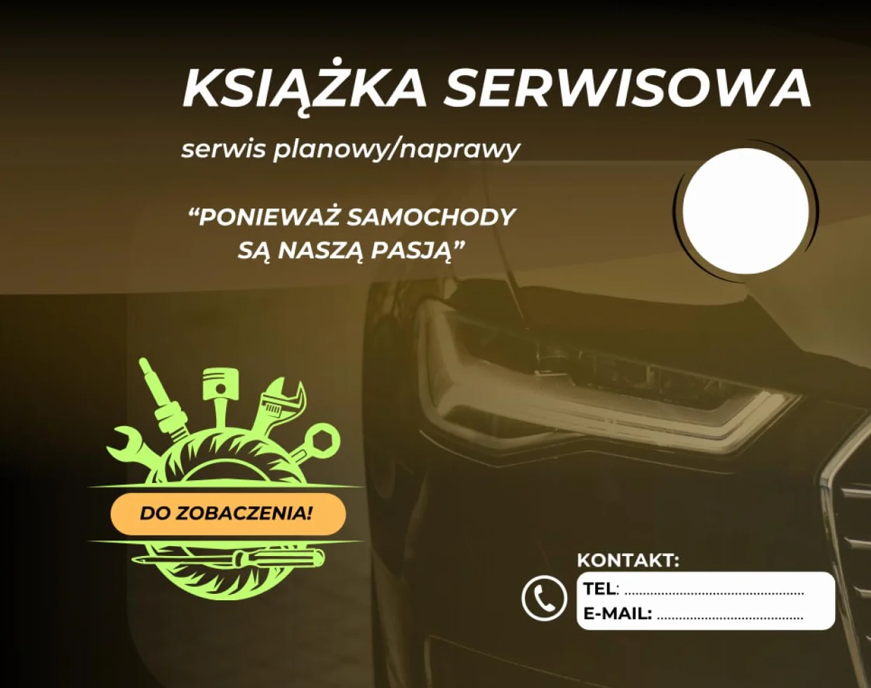 Książka serwisowa samochodu