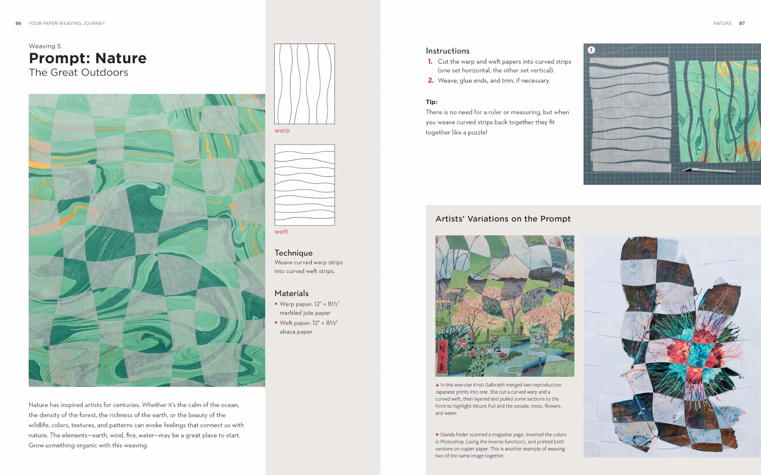 Weaving with Paper: 30 Projects to Expand Your Creativity with Inventive Techniques, Intriguing Prompts, and Inspiring Works of Art
