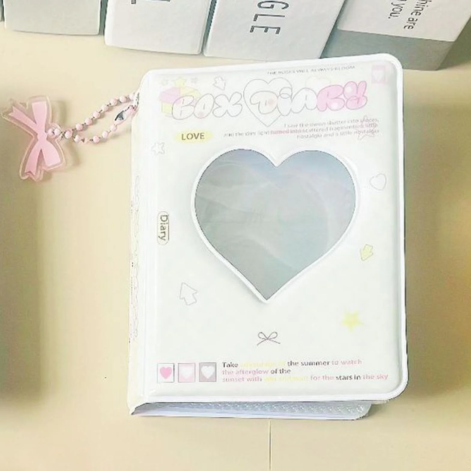 Segregator karty fotograficzne, ok?adka karty fotograficzne | Heart Hollow Photo Card Holder Book 40 kieszeni | wodoodporny album fotograficzny do kolekcjonowania zdj??