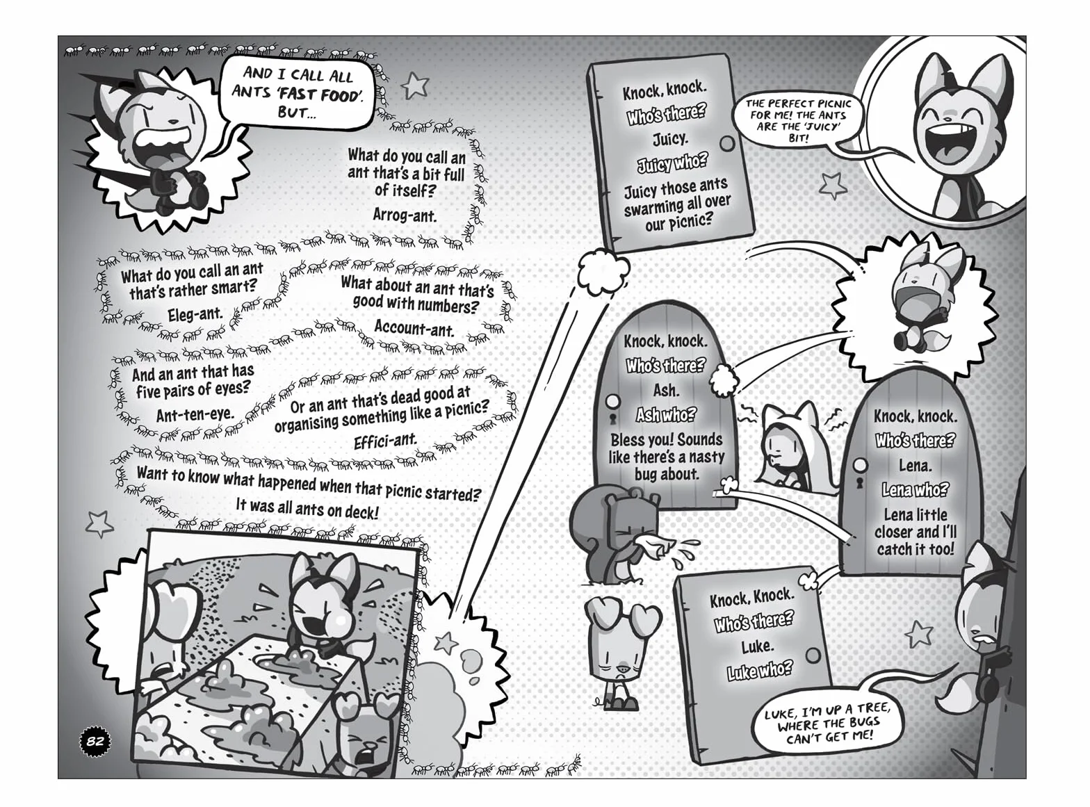 Bunny vs Monkey: The Gigantic Joke Fight! (Phoenix Comic Book by Jamie Smart)