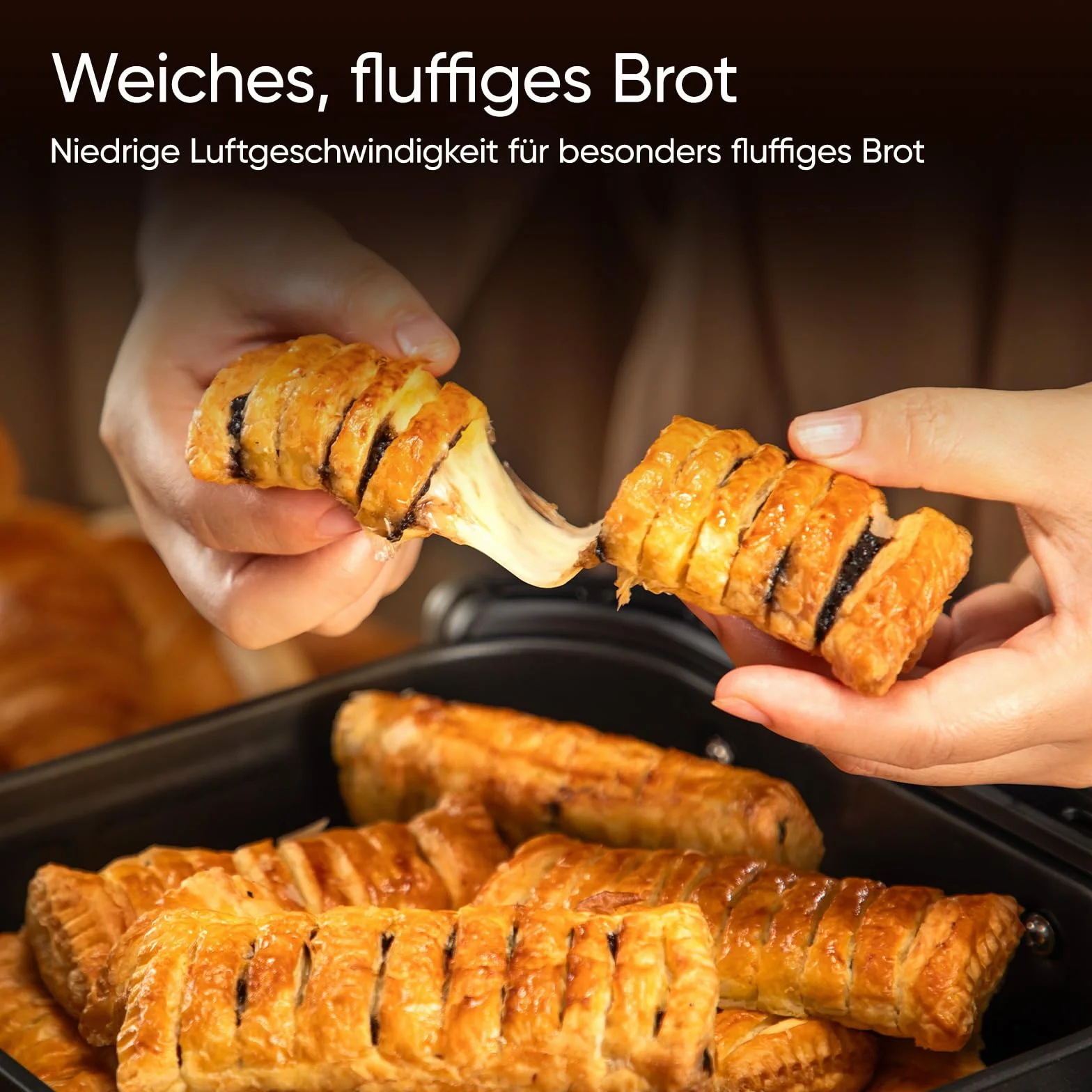COSORI Airfryer frytkownica na gorące powietrze 2 komory 10,8 l stal nierdzewna srebrno-szara
