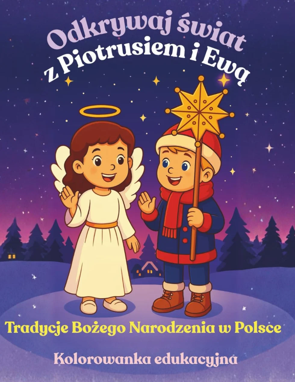 Tradycje Bożego Narodzenia w Polsce: Kolorowanka edukacyjna dla dzieci
