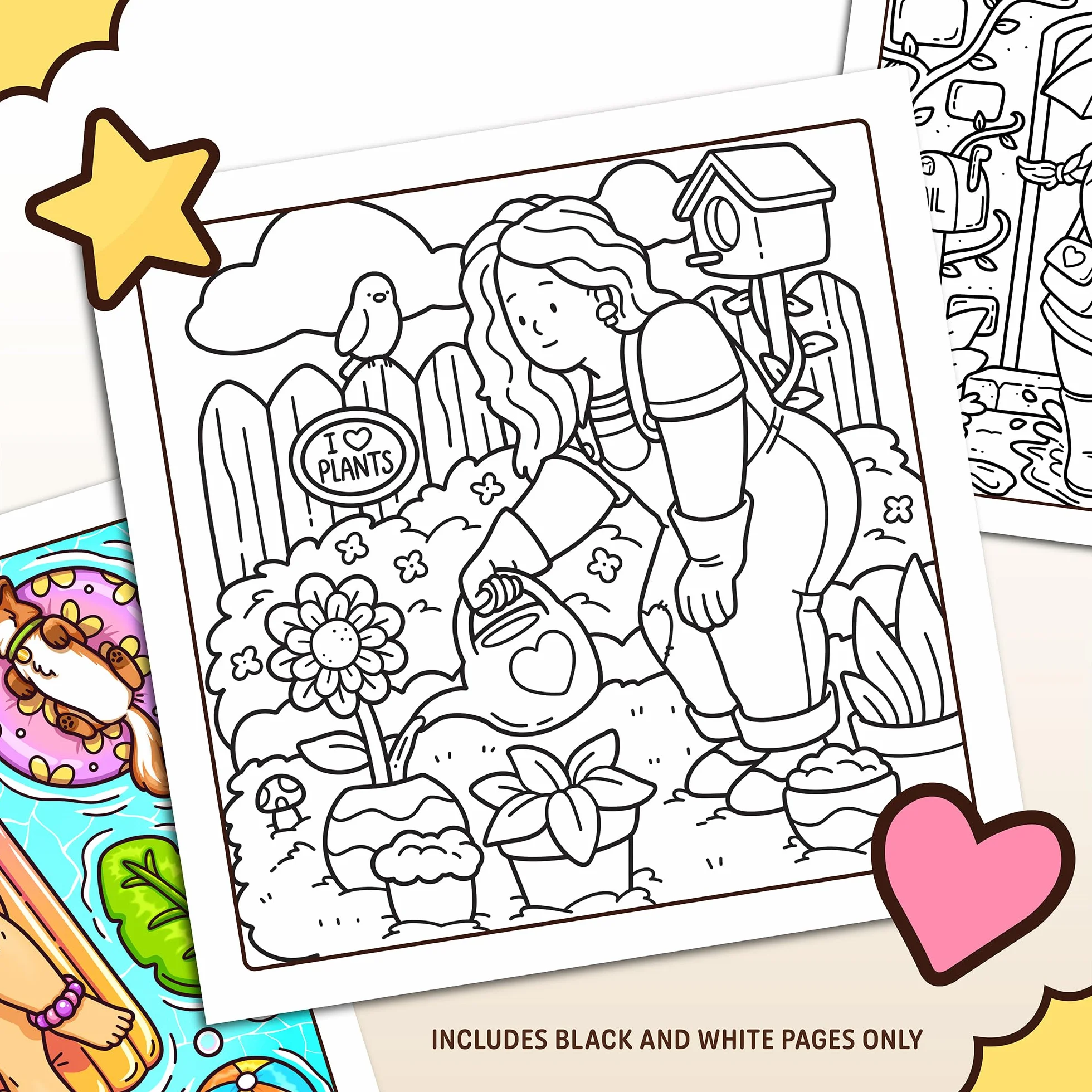 Curvy Cuties: A Body Positivity Coloring Book for Women and Teen Girls with Cozy Moments of Self-Love, Confidence, Self-Care, and Relaxation