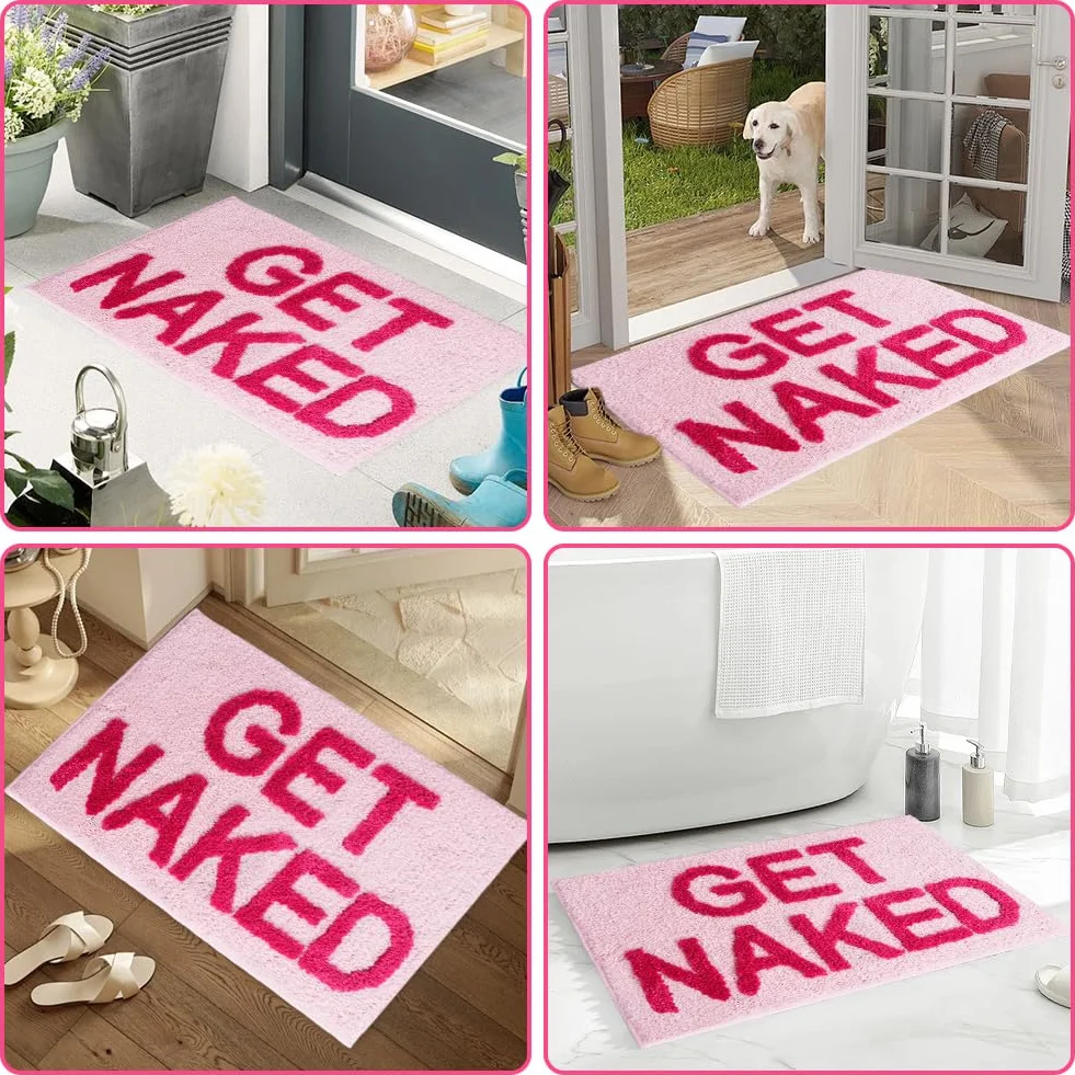 Dywan łazienkowy GET Naked 40 x 60 cm antypoślizgowy chłonny szybkoschnący 3D