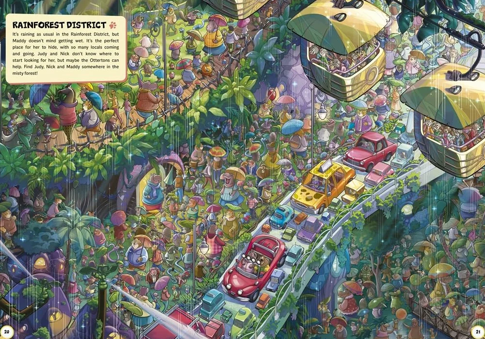 Where Are Judy and Nick?: A Disney Zootropolis Search and Find Activity Book