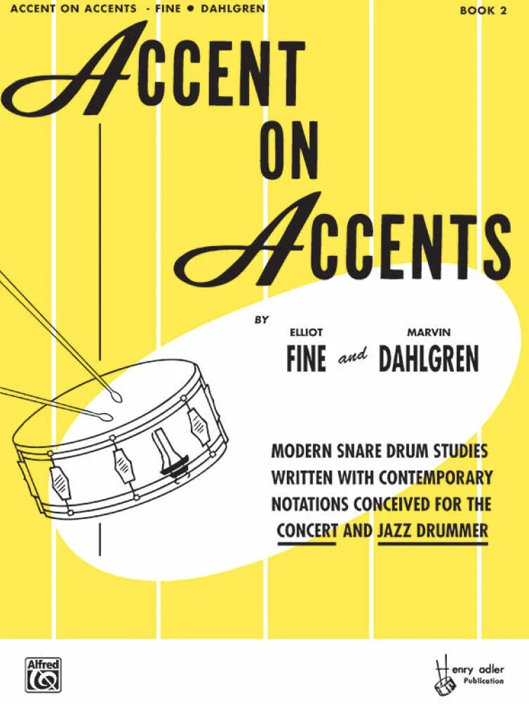 Fine/dahlgren accent on accents book 2 drums book