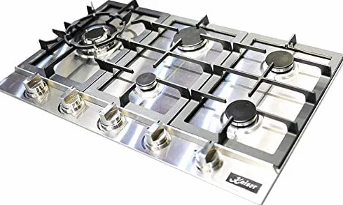 Kaiser KG Płyta gazowa 9357, 90 cm, kuchenka gazowa, kuchenka gazowa, 3,8 kW, wok z adapterem, 5 źródeł światła, gaz ziemny, fl. kuchenka do zabudowy, automatyczny zapłon, sterowanie gazem, UVP 1050