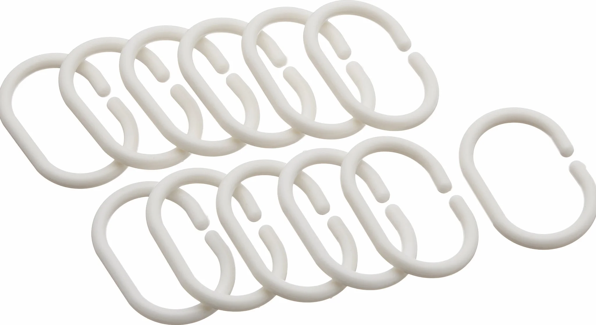 Amazon Basics Rideau de douche 180 x 180 cm - Blanc - Résistant à la moisissure et imperméable