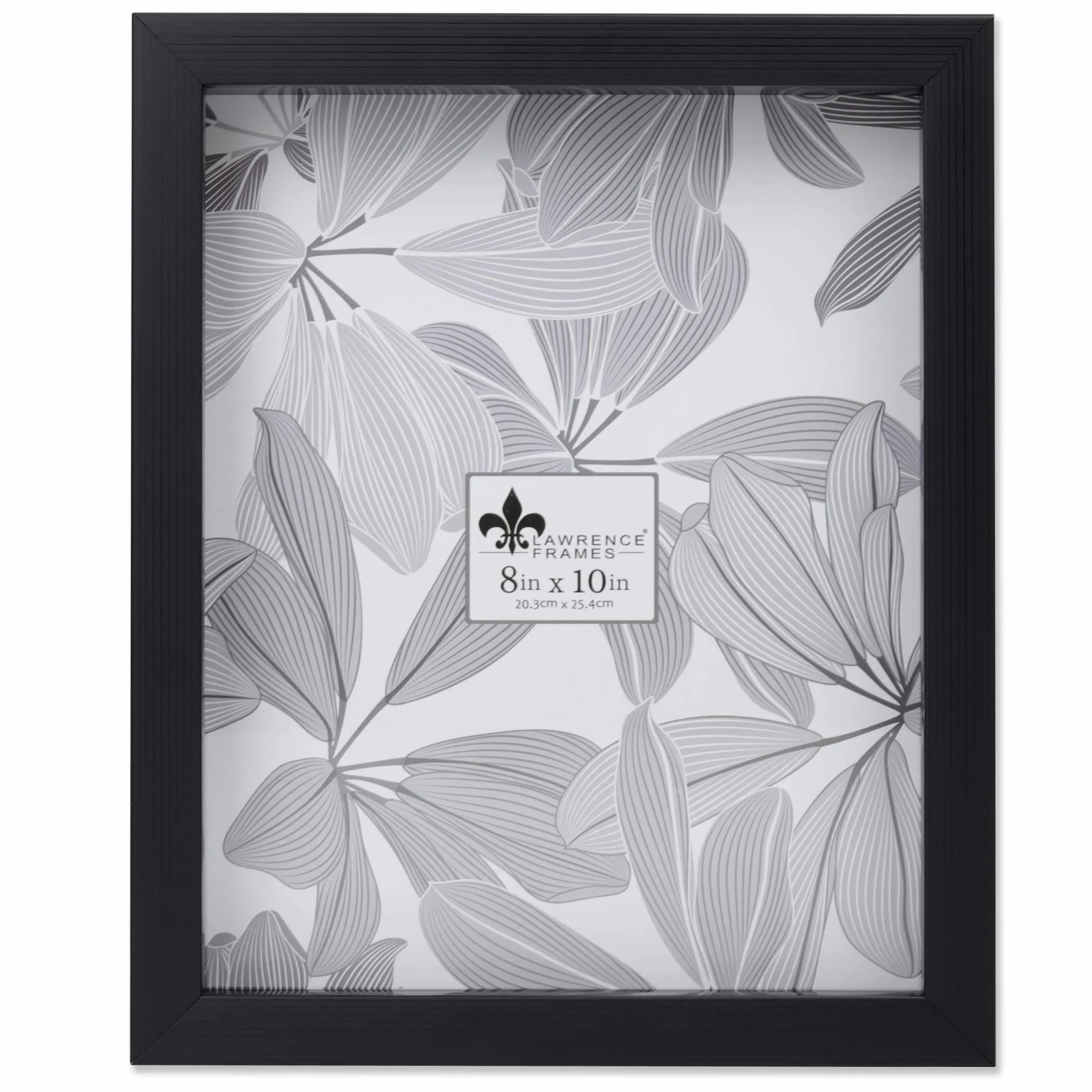 Lawrence Ramki Shadow Box Frame Polistyren, Czarny, 8x10