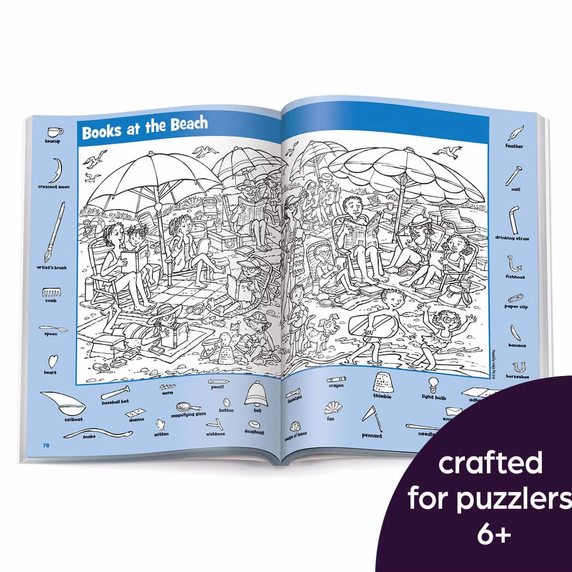 Jumbo Book of Hidden Pictures: Jumbo Activity Book, 200+ Seek-and-Find Puzzles, Classic Black and White Hidden Pictures Puzzles, Highlights Puzzle Book for Kids