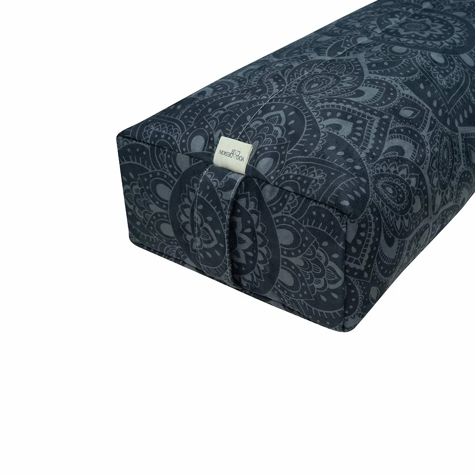 Yoga Design Lab Yoga Bolster Poduszka do Jogi z Mikrofibry z Recyklingu Naturalna Bawełna Wypełnienie Piankowe