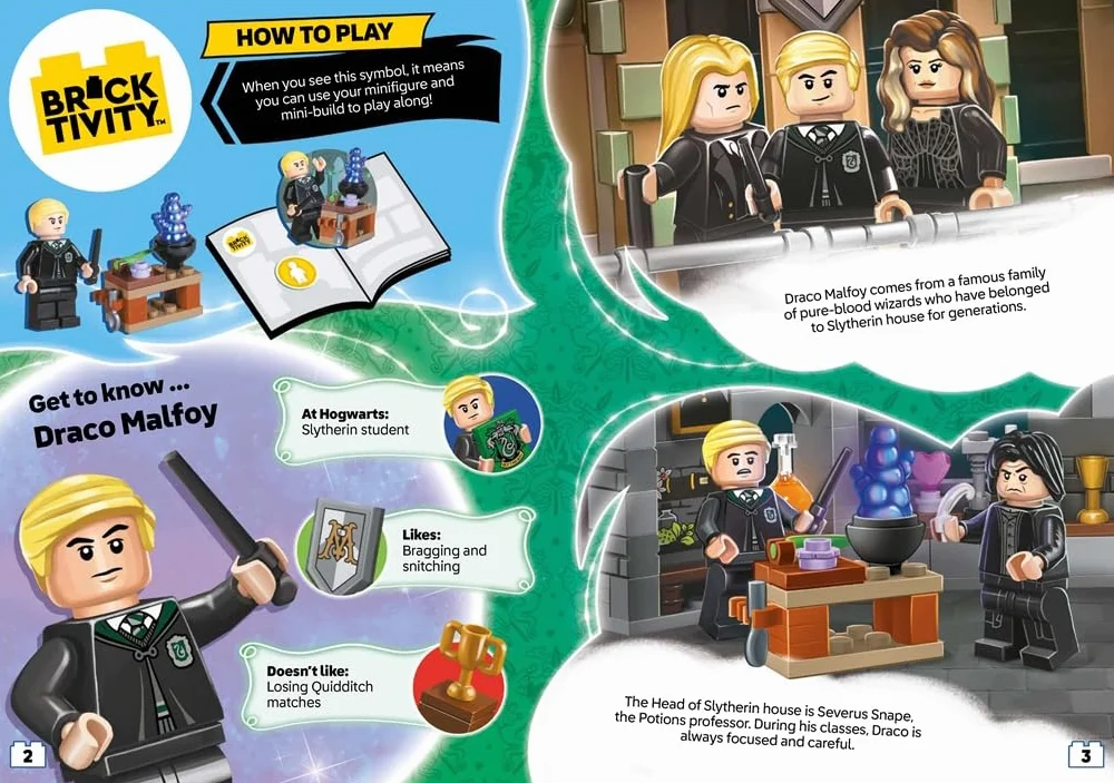 LEGO Harry Potter Draco's Potions with Draco Malfoy Minifigure