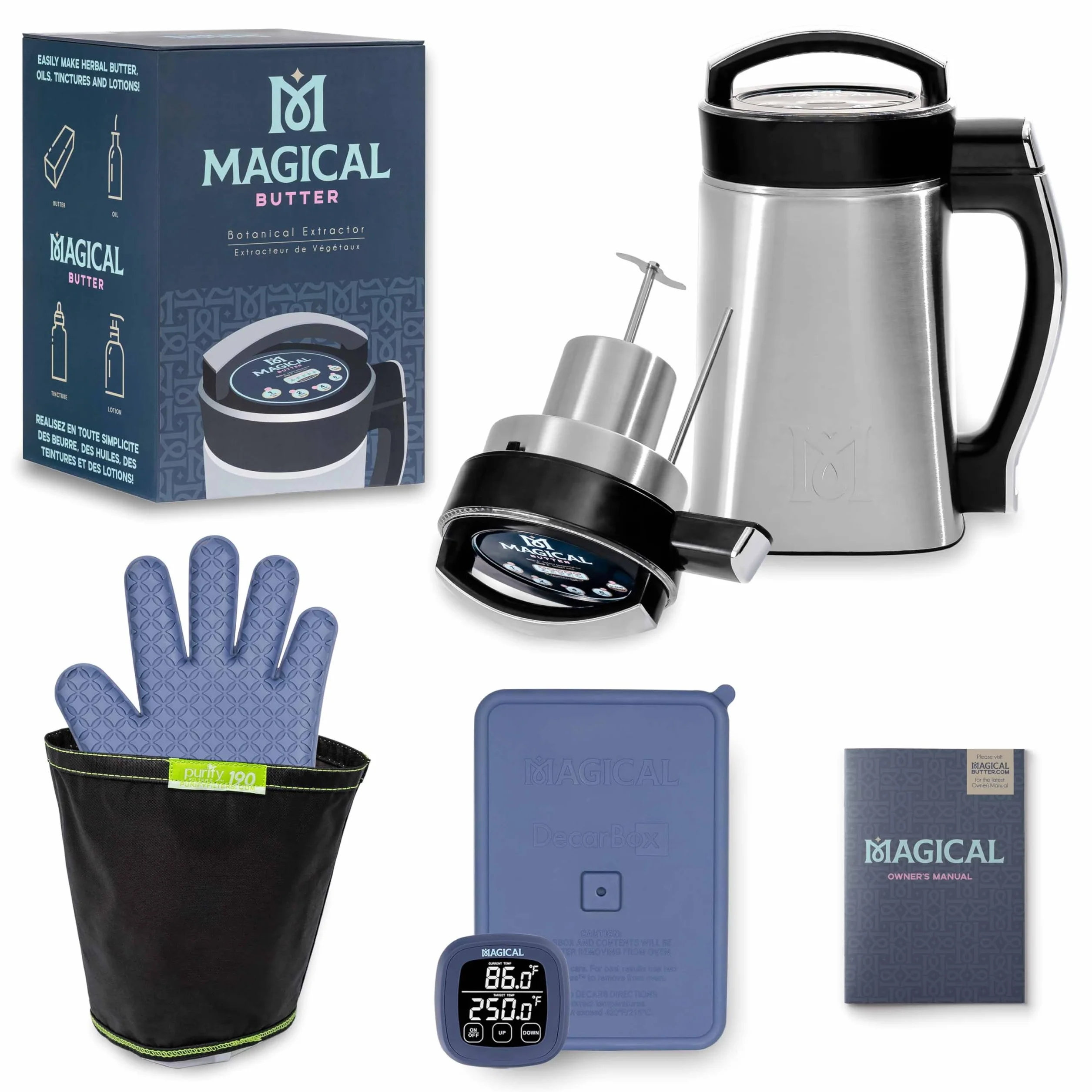 Magical Butter MB2E Maszyna do Masła Naczynia Ziół Gummy Maker z Książką Kucharską