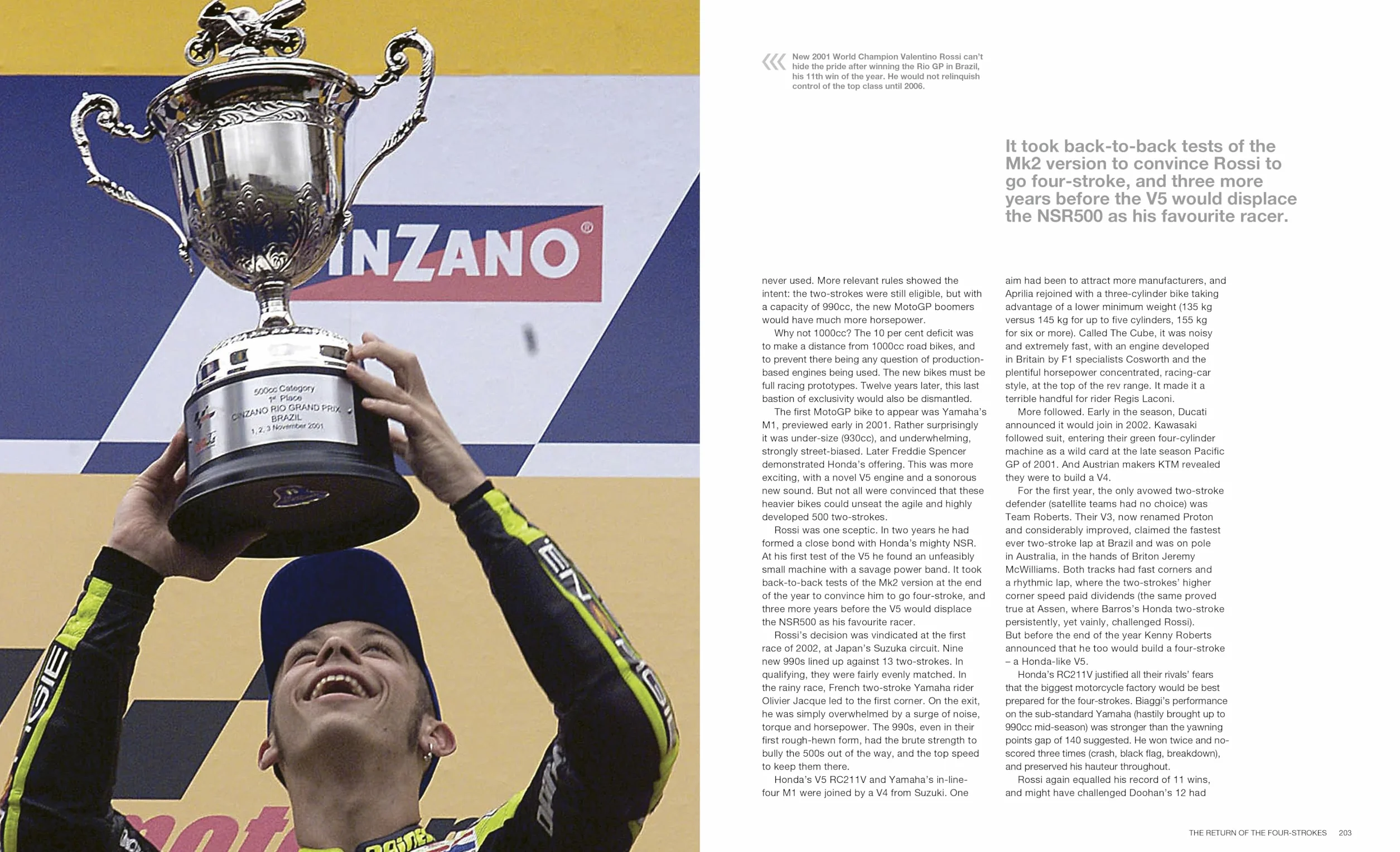 Motogp: The Illustrated History 2023: Featuring Exclusive Interviews with Valentino Rossi, Giacomo Agostini, Wayne Rainey, Kevin Schwantz and Casey Stoner