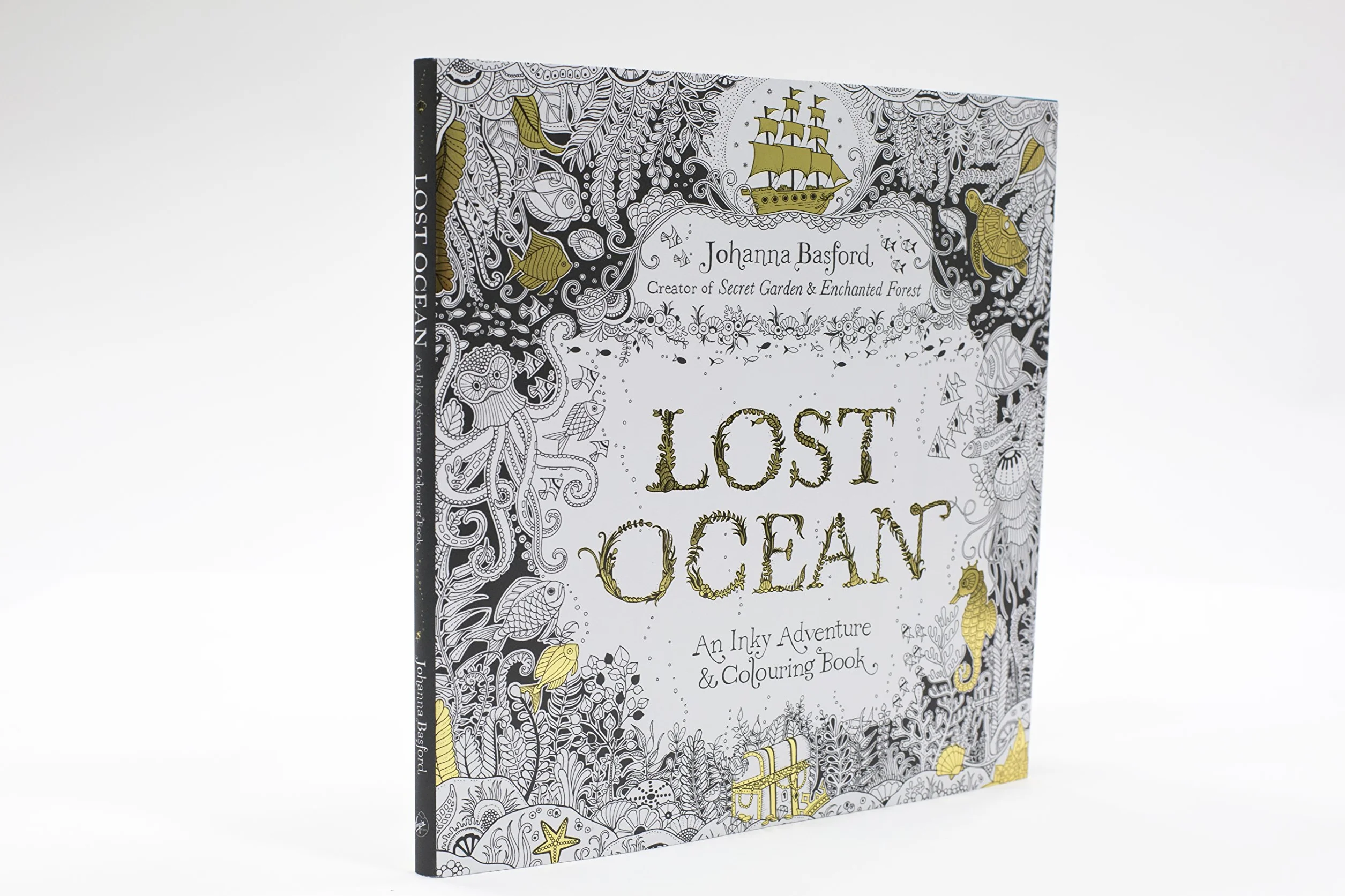 Lost Ocean An Inky Adventure & Colouring Book
