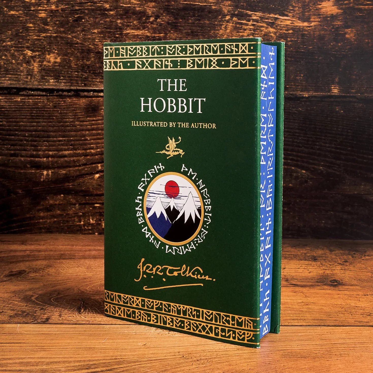 The Hobbit - Illustrated by the Author: J.R.R. Tolkien: Delve into the realm of good versus evil with this well-loved classic.
