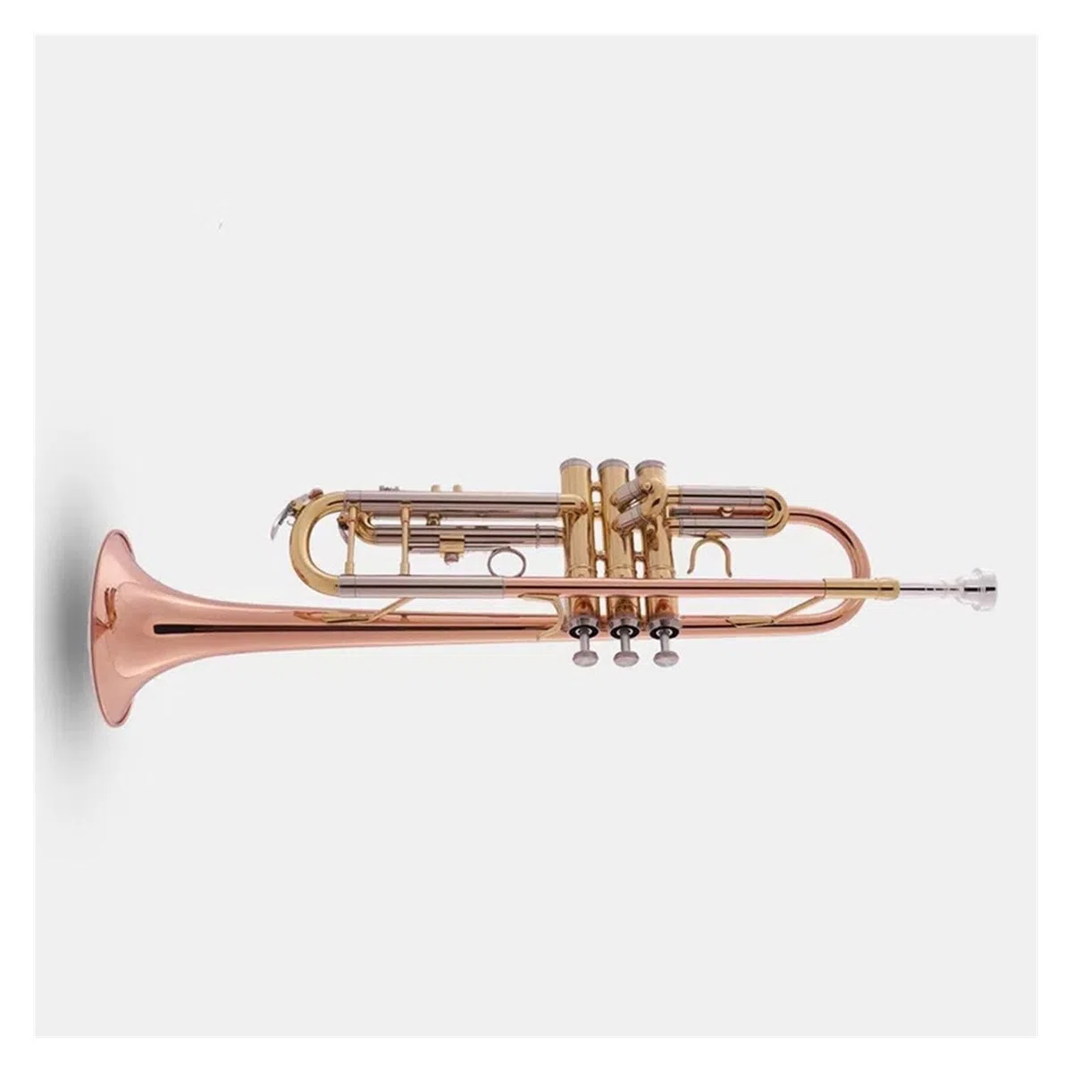trąbka instrument Trąbka dla początkujących B z płaską rurką z brązu fosforowego i ustnikiem z białej miedzi