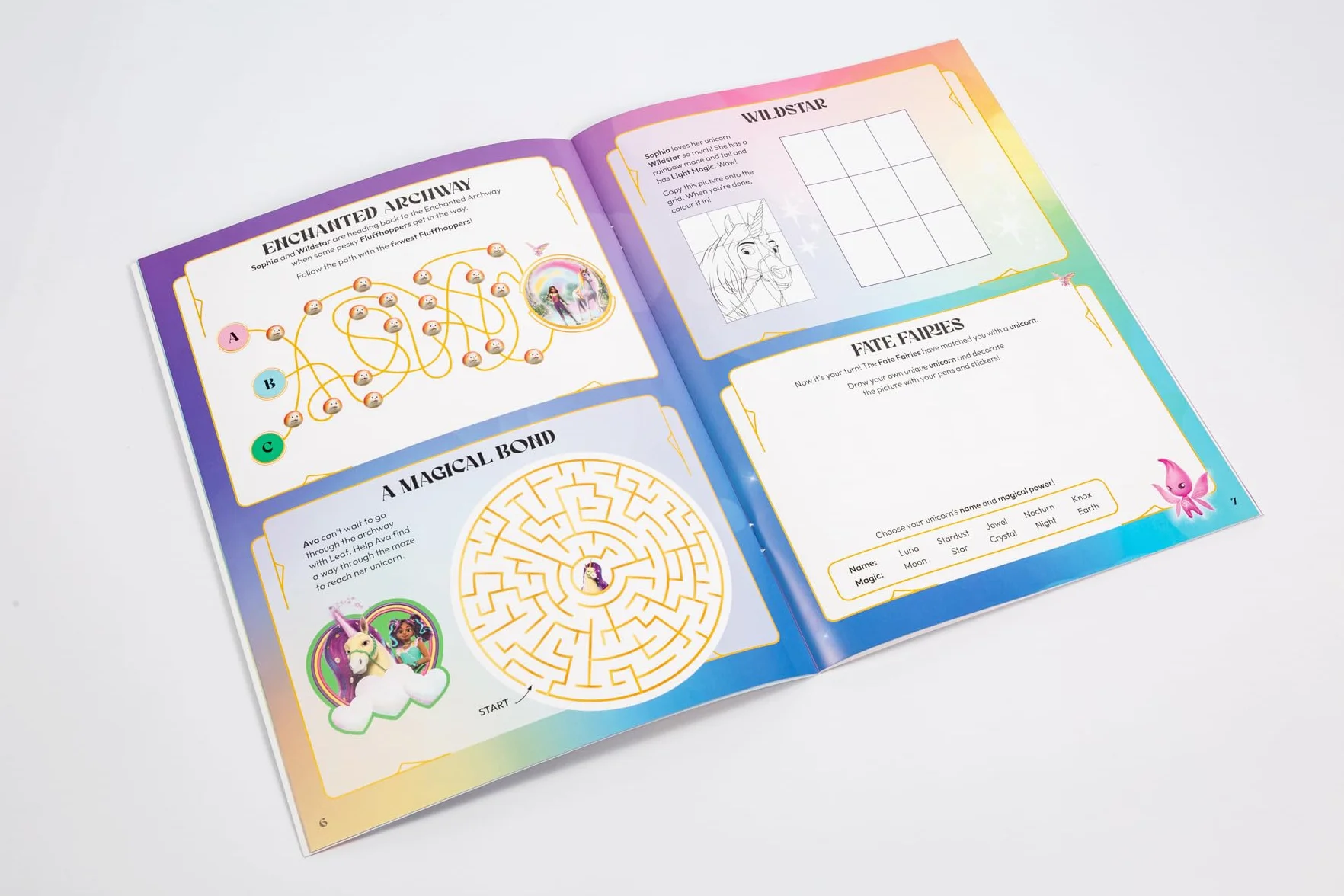 Unicorn Academy: Sticker Activity Book with over 150 Magical Stickers