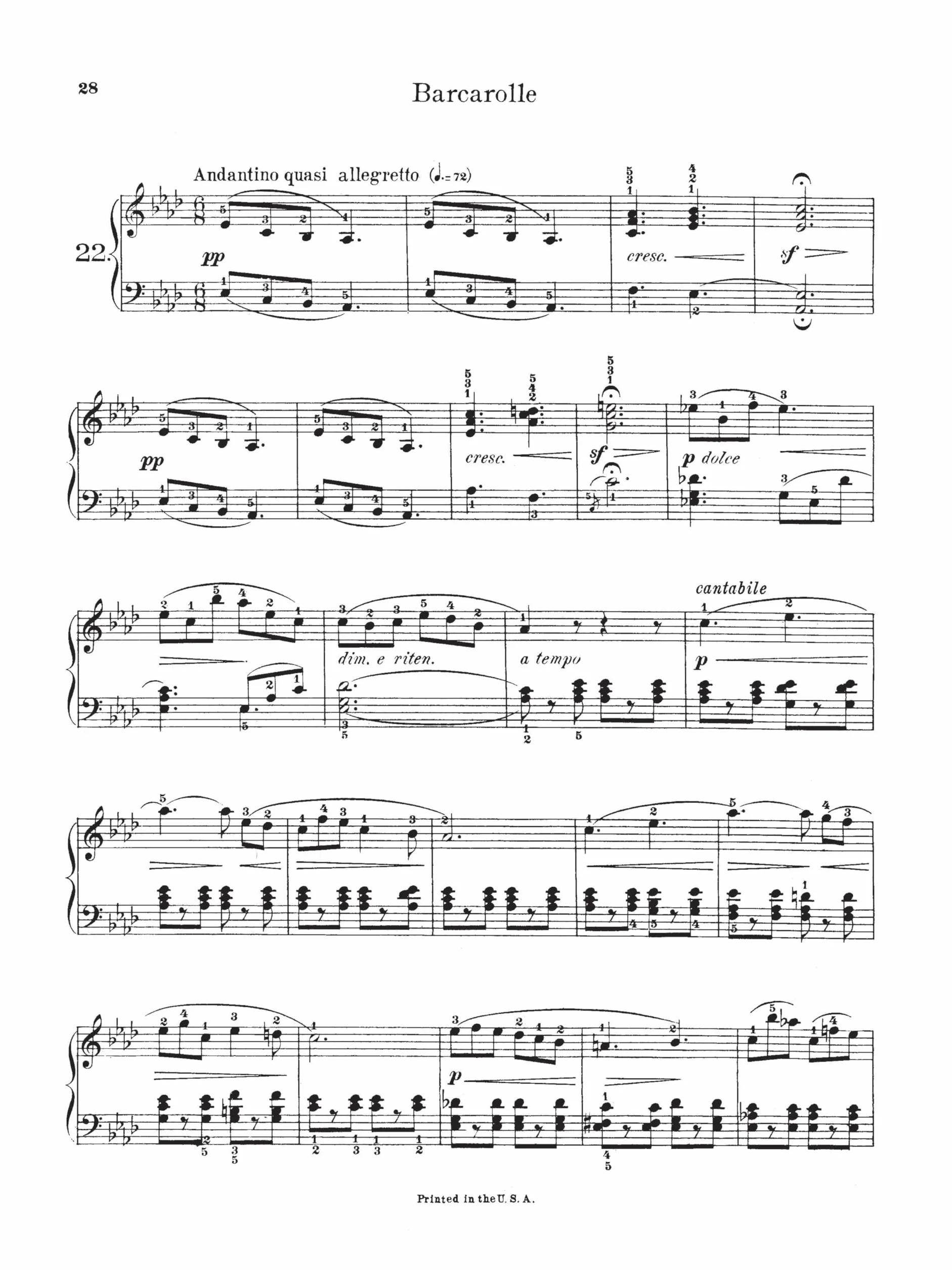 Friedrich burgmuller: twenty-five easy and progressive studies op.100 (complete) piano: Schirmer Library of Classics Volume 500 Piano Solo
