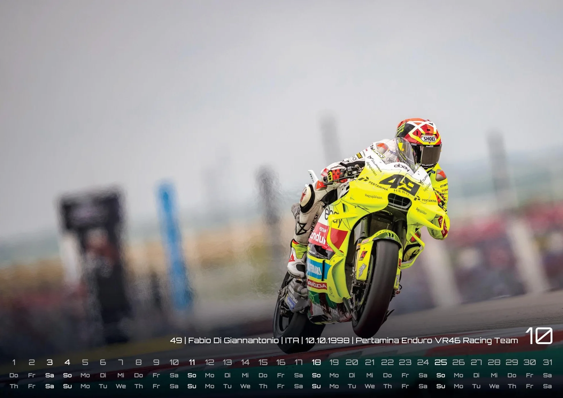 Motorrad Grand Prix 2026 - Kalender | MotoGP DIN A2: Der Wandkalender für alle Zweirad-Verrückten und Fans der MotoGP für das Jahr 2026 im extragroßen Format DIN A2 (ca. 60 x 42 cm)!
