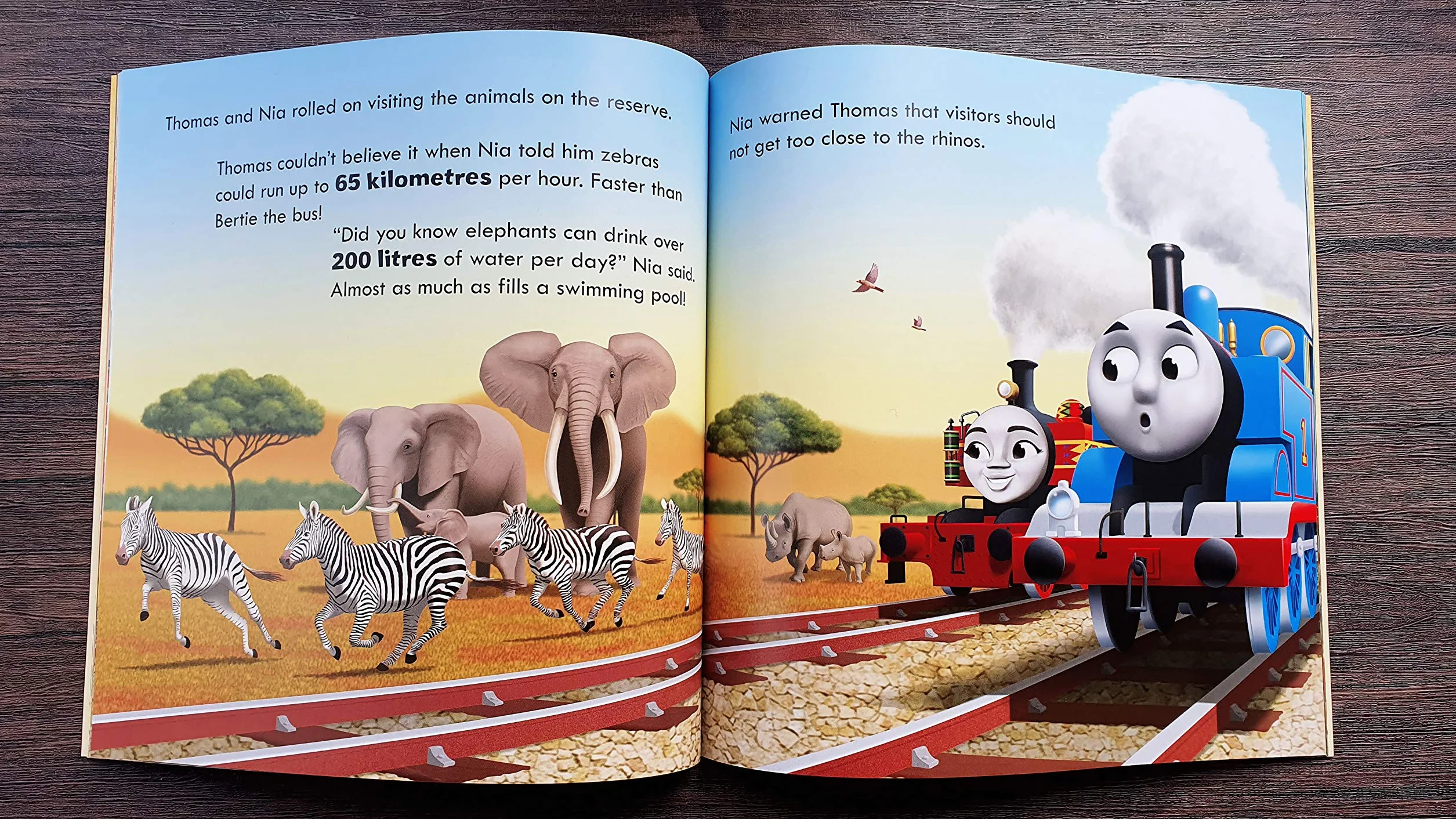Thomas & Friends: Thomas Goes on Safari Adventure Book for Kids Ages 1-5