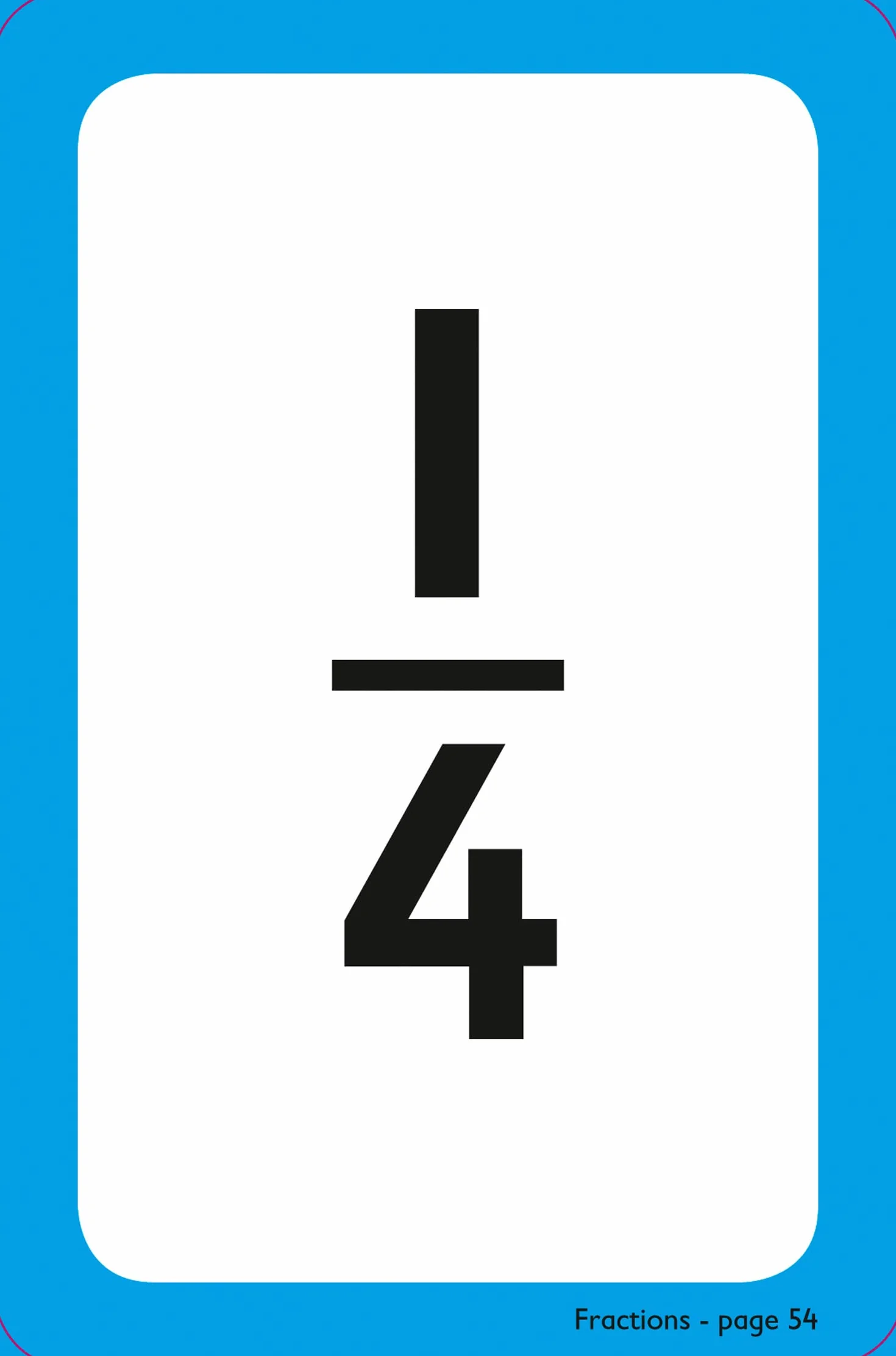 Fractions Flashcards: Ideal for home learning