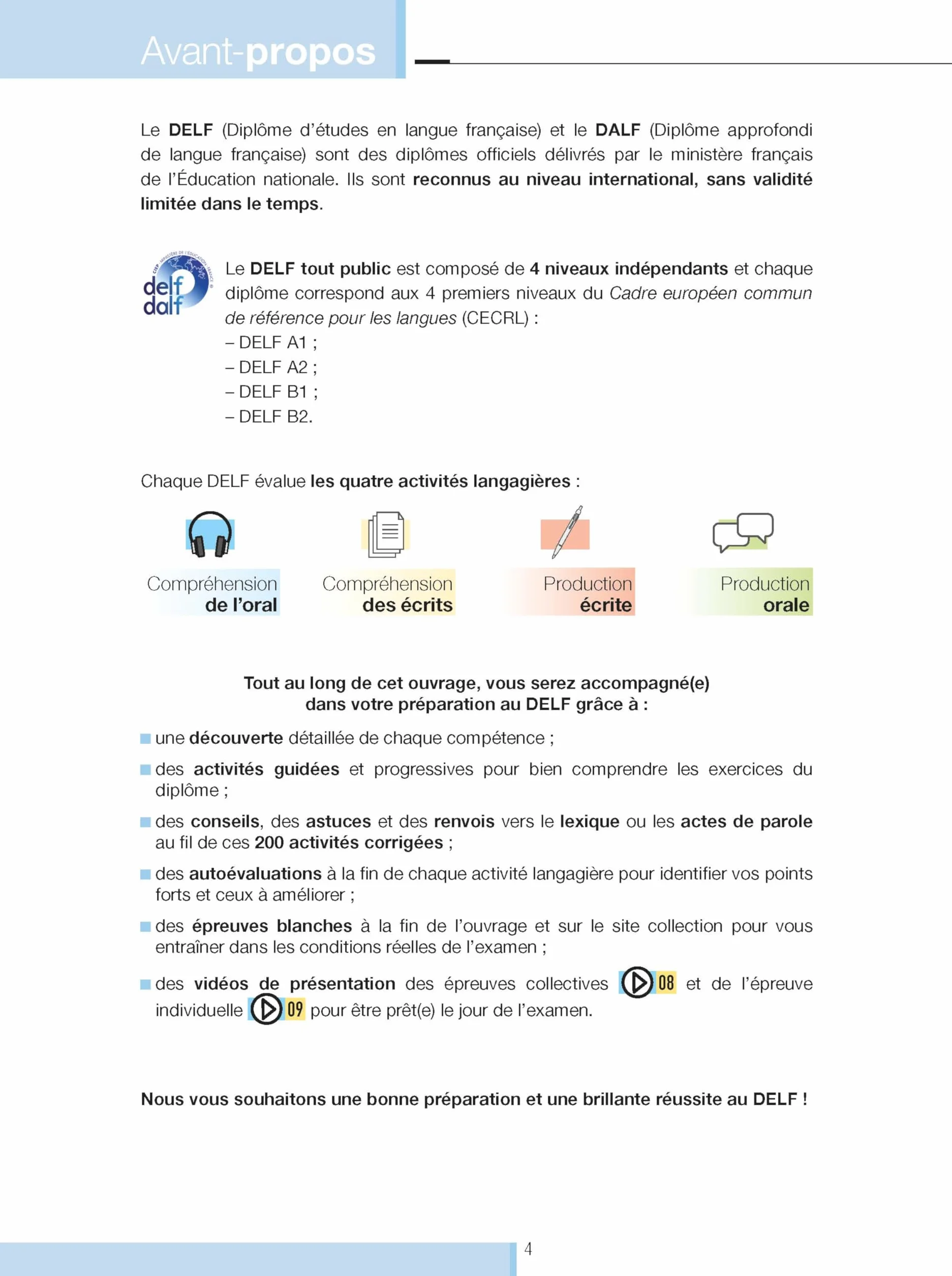 DELF tout public - Nouveau format d'épreuves (B1): Audios en téléchargement