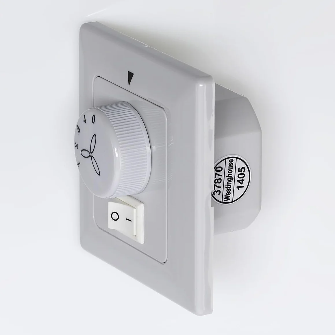 Westinghouse Lighting Przełącznik ścienny do wentylatorów sufitowych z oświetleniem biały