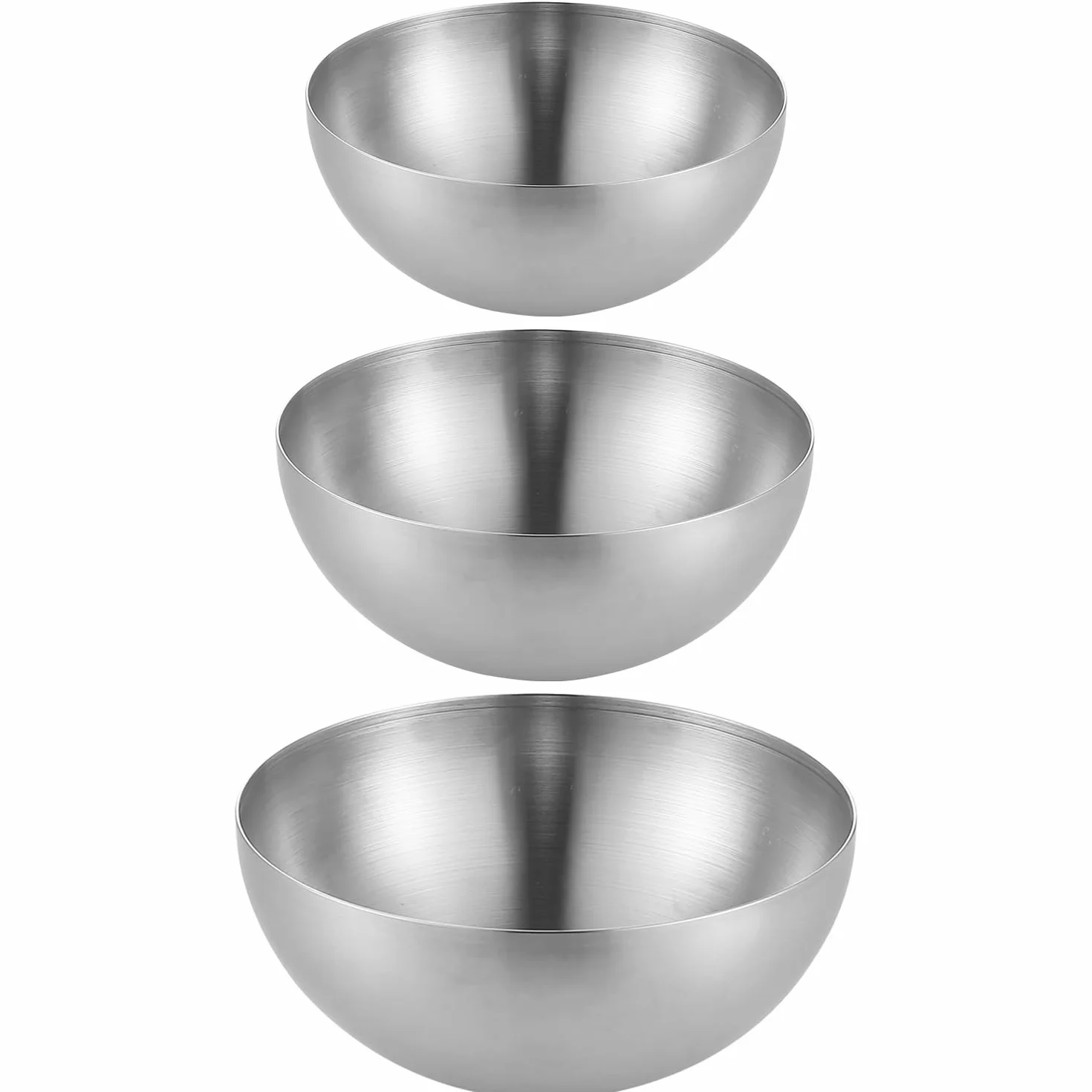 Miska ryżowa ze stali nierdzewnej koreański styl 15 cm 20 cm 25 cm