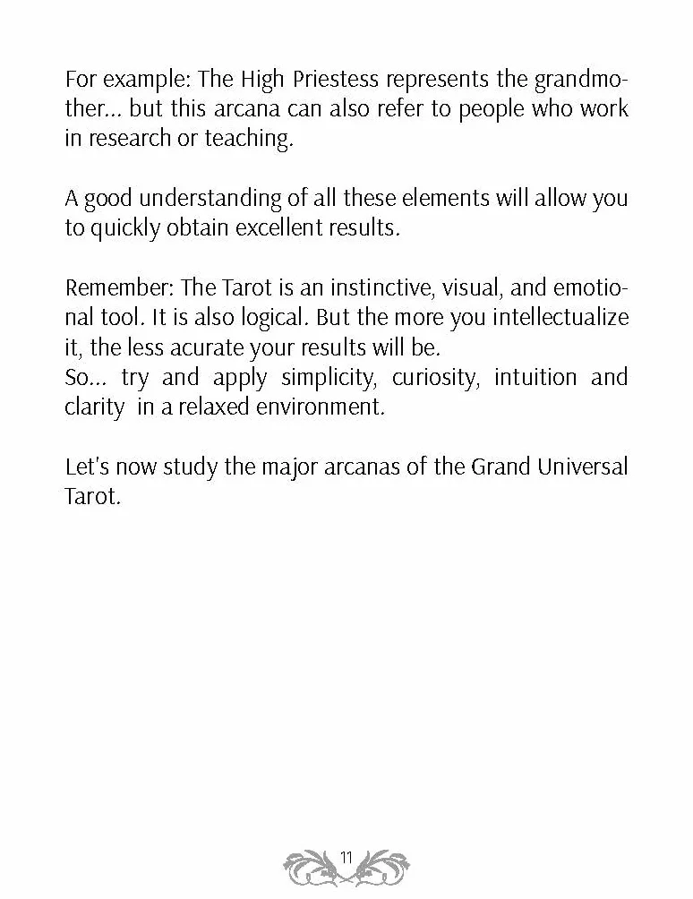 The Grand Universal Tarot: (Tarot Kit Box Set with 78 Cards and Guide Book)
