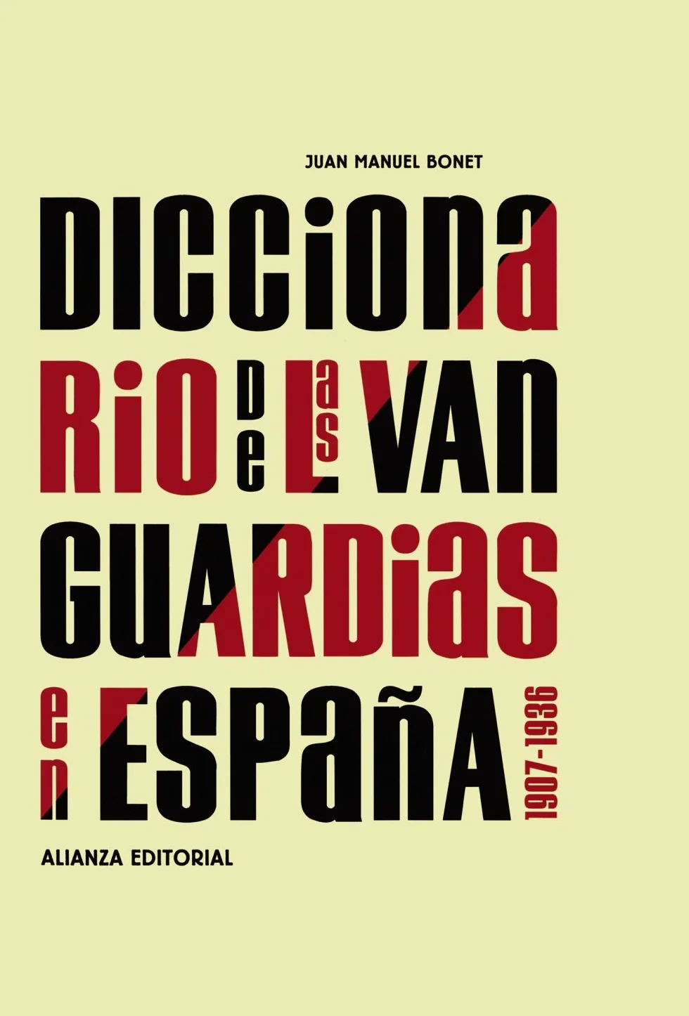 Diccionario de las vanguardias en España, 1907-1936