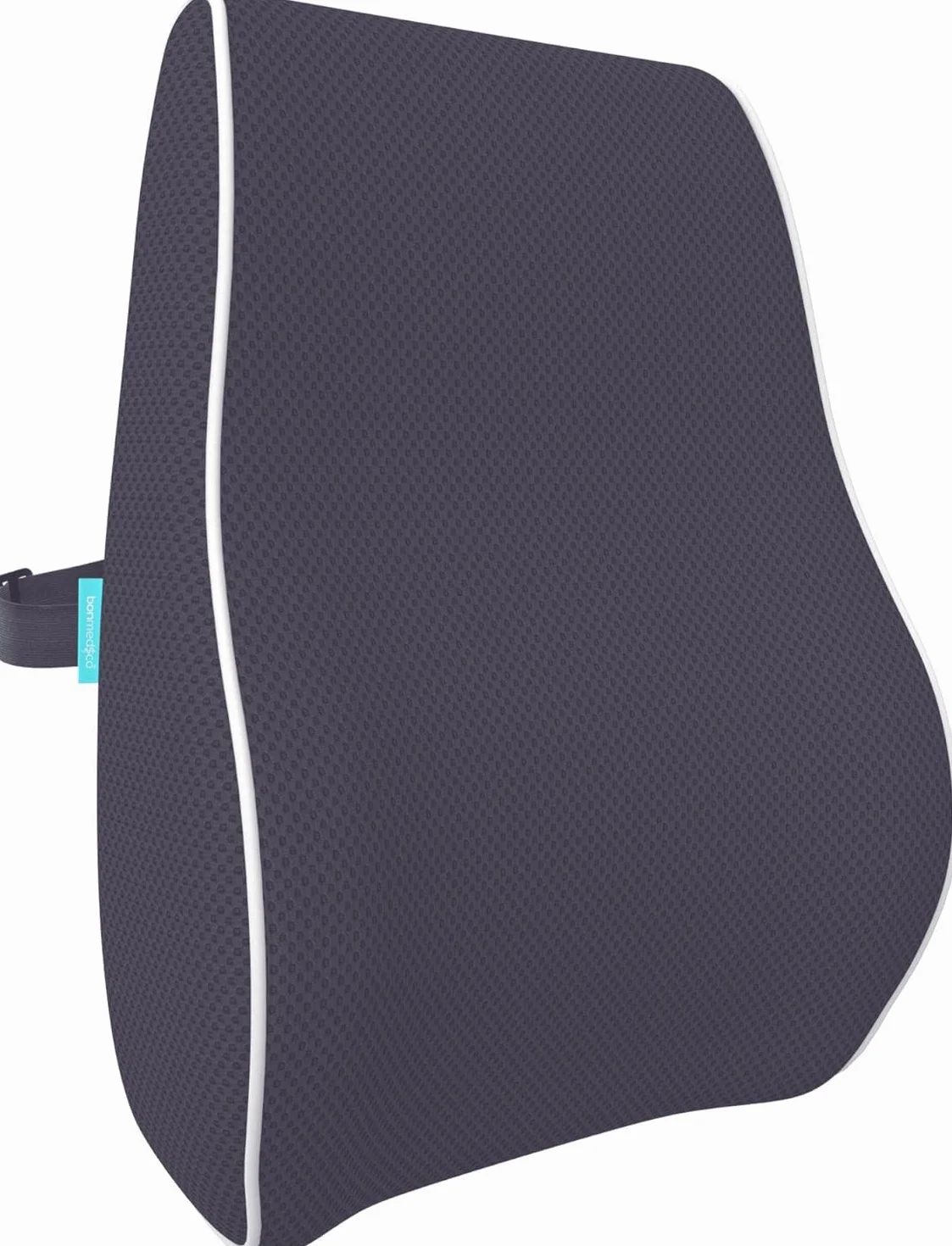 Bonmedico Ergonomic Memory Foam Cuscino Lombare per Sedia da Ufficio, Nero