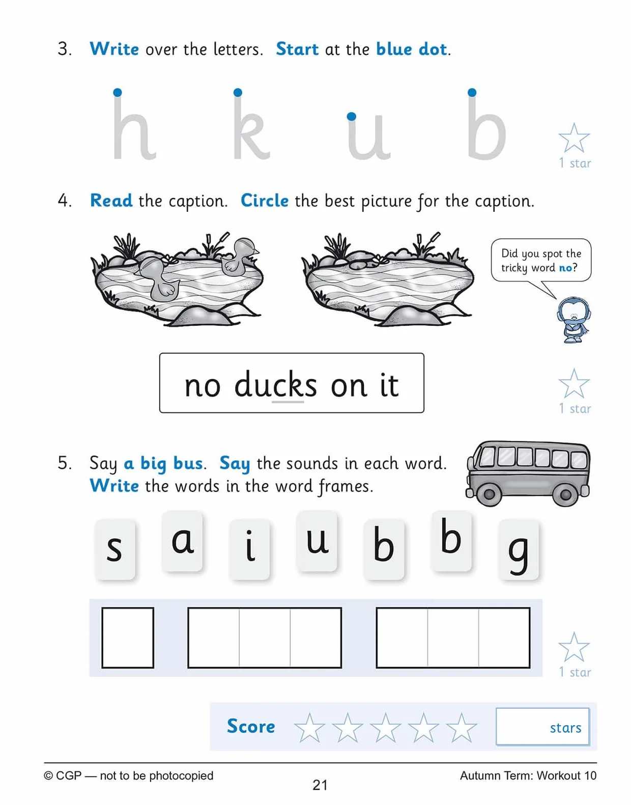 Reception English Phonics 10-Minute Weekly Workouts