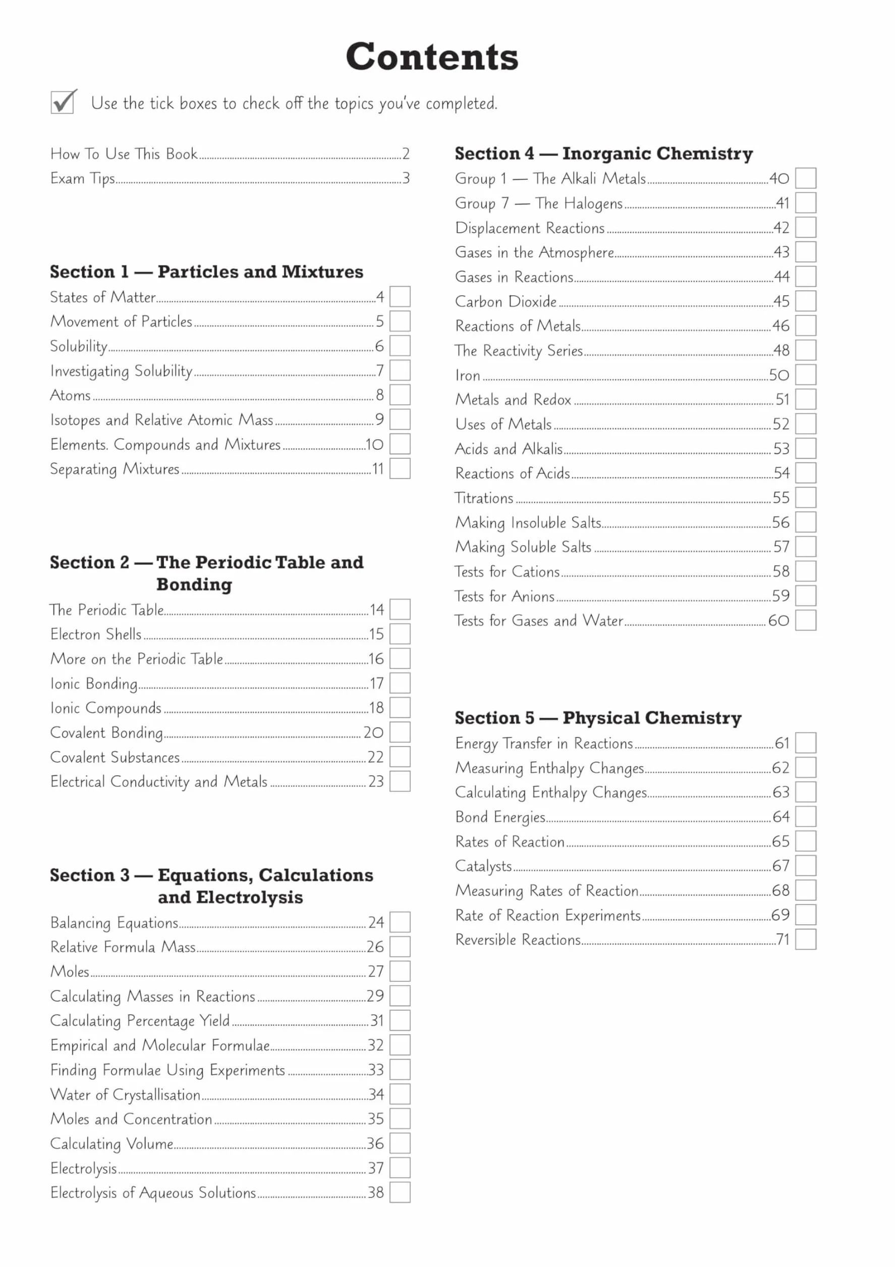 Edexcel International GCSE Chemistry Exam Practice Workbook (with Answers)