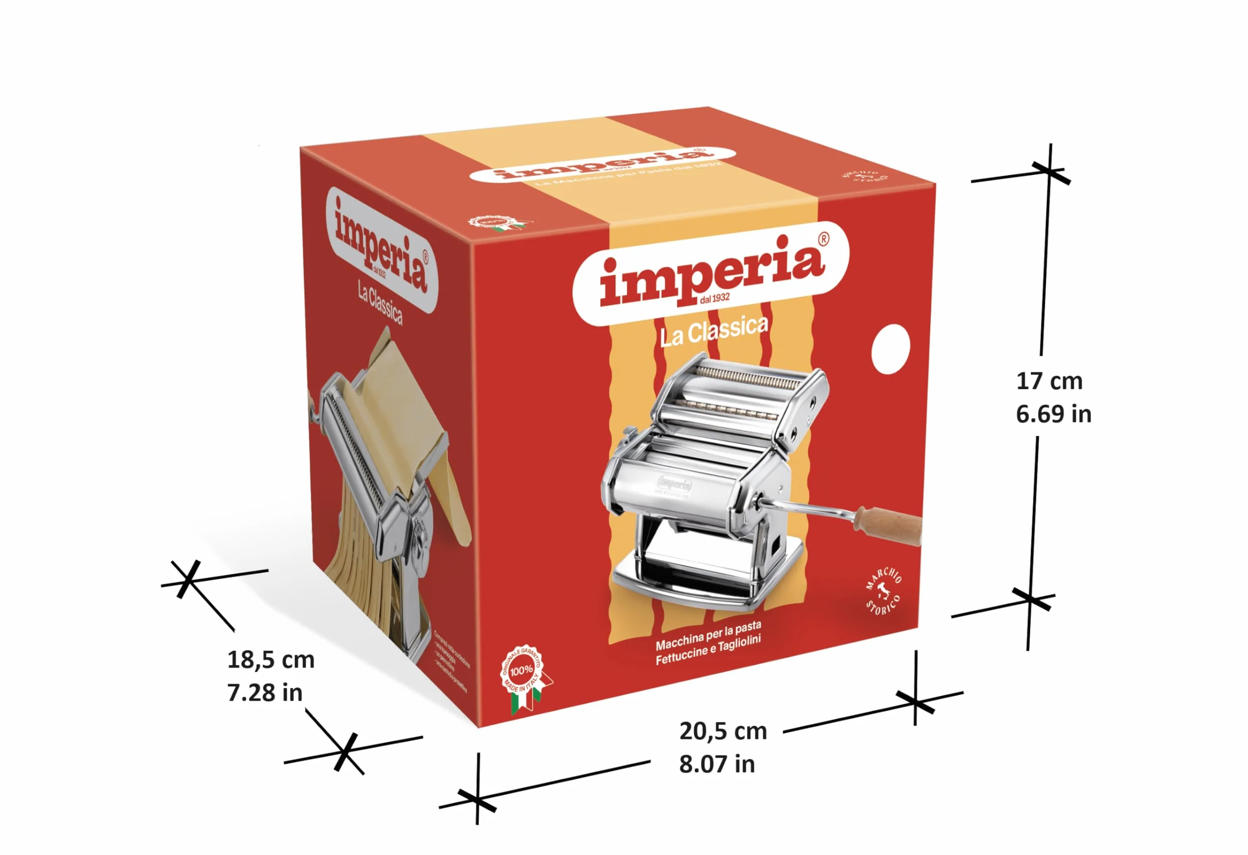 imperia® Ipasta La Classica kawałki fettuccine i tagliolini 2/6,5 mm