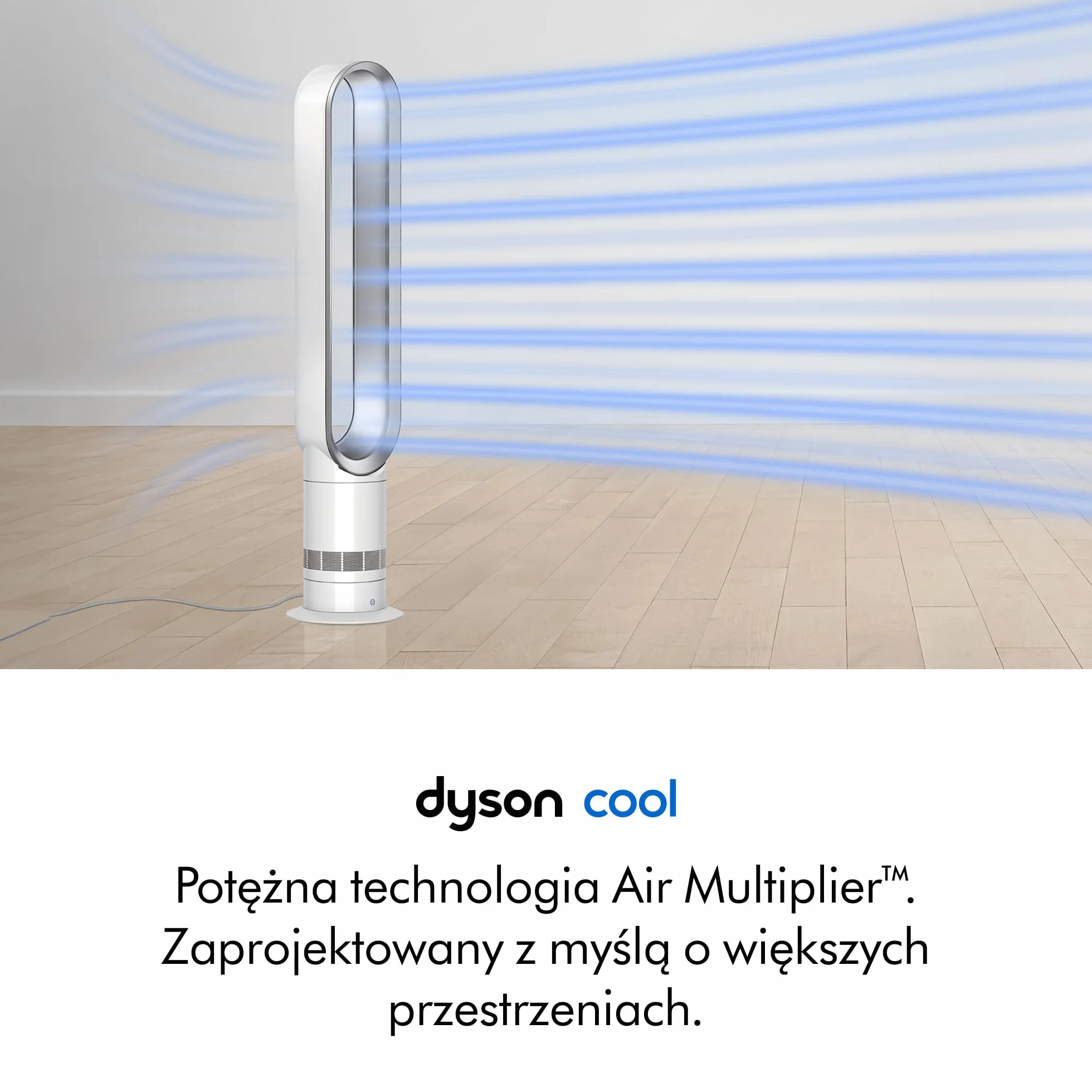 Dyson AM07 Air Multiplier Tower Fan, White