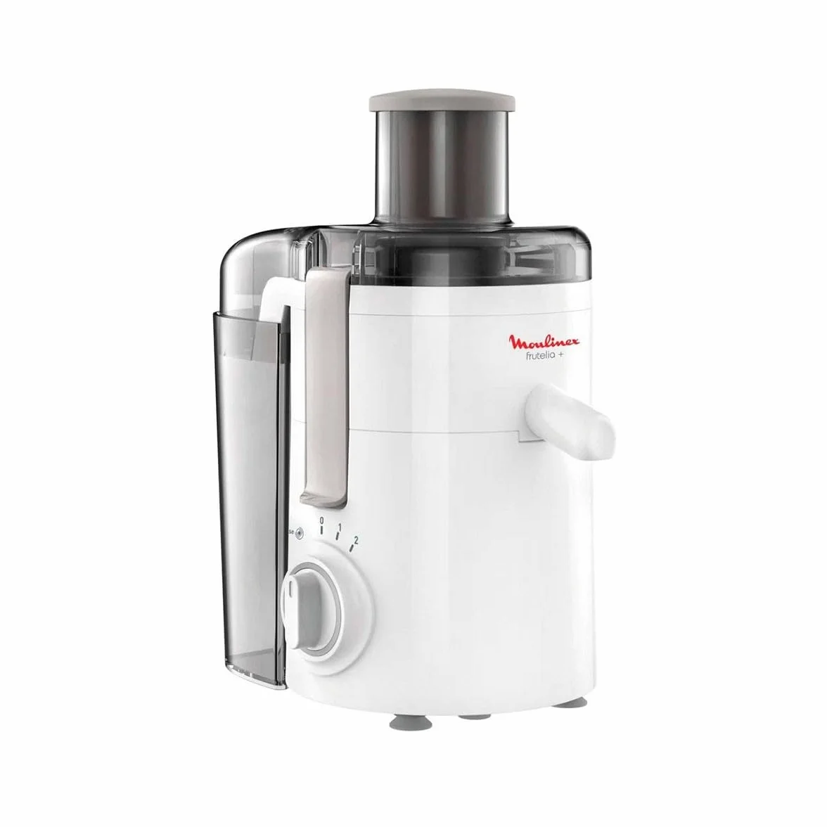 Moulinex JU3701 Frutelia + wyciskarka do soków z szerokim otworem łatwa do czyszczenia, 2 prędkości i tryb impulsowy, 350 W
