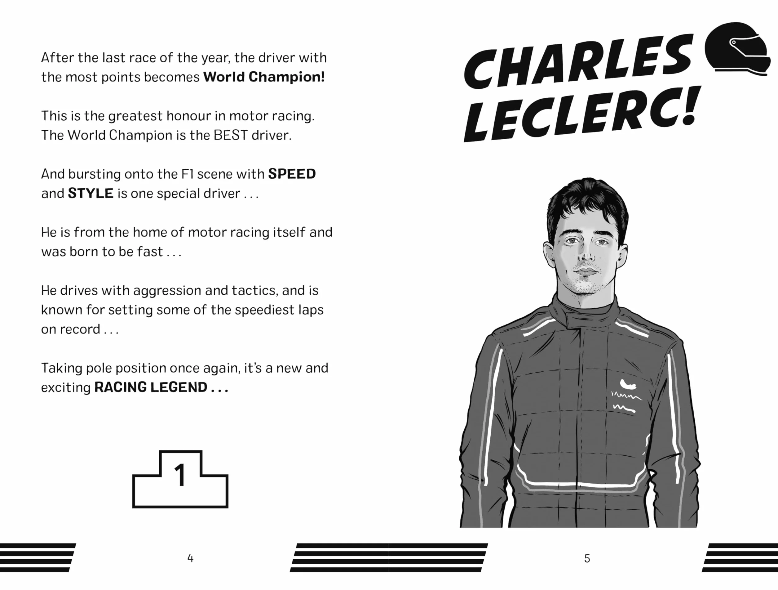 Racing Legends: Charles Leclerc: 101 Facts about Formula One: 3