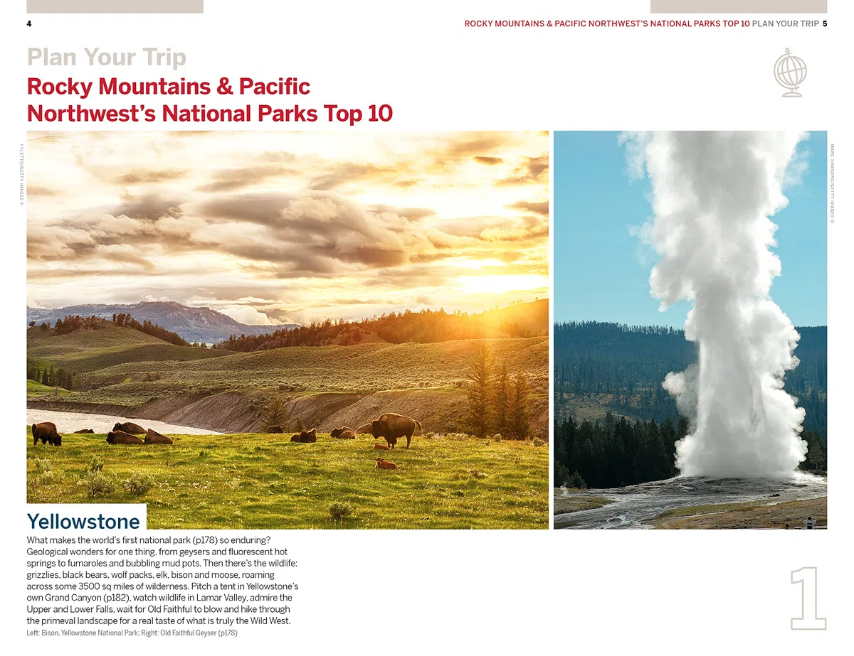 Rocky Mountains & Pacific Northwest's National Parks 1ed - anglais: Discover the Great Outdoor's