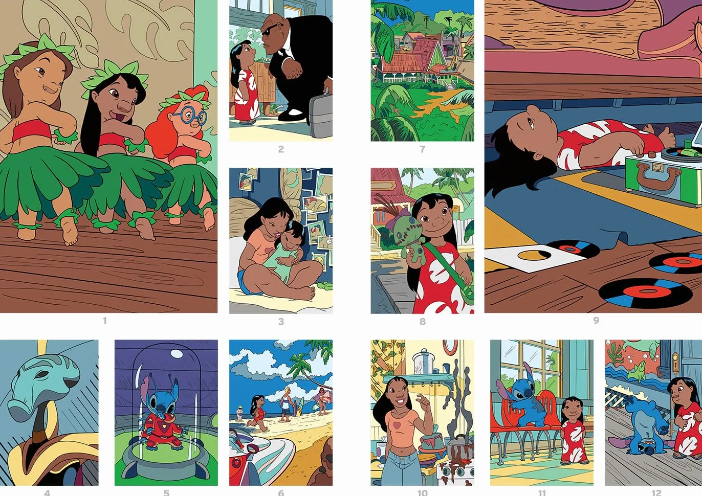 Coloriages au numéro - Stitch: Colorie les chiffres et découvre l'image