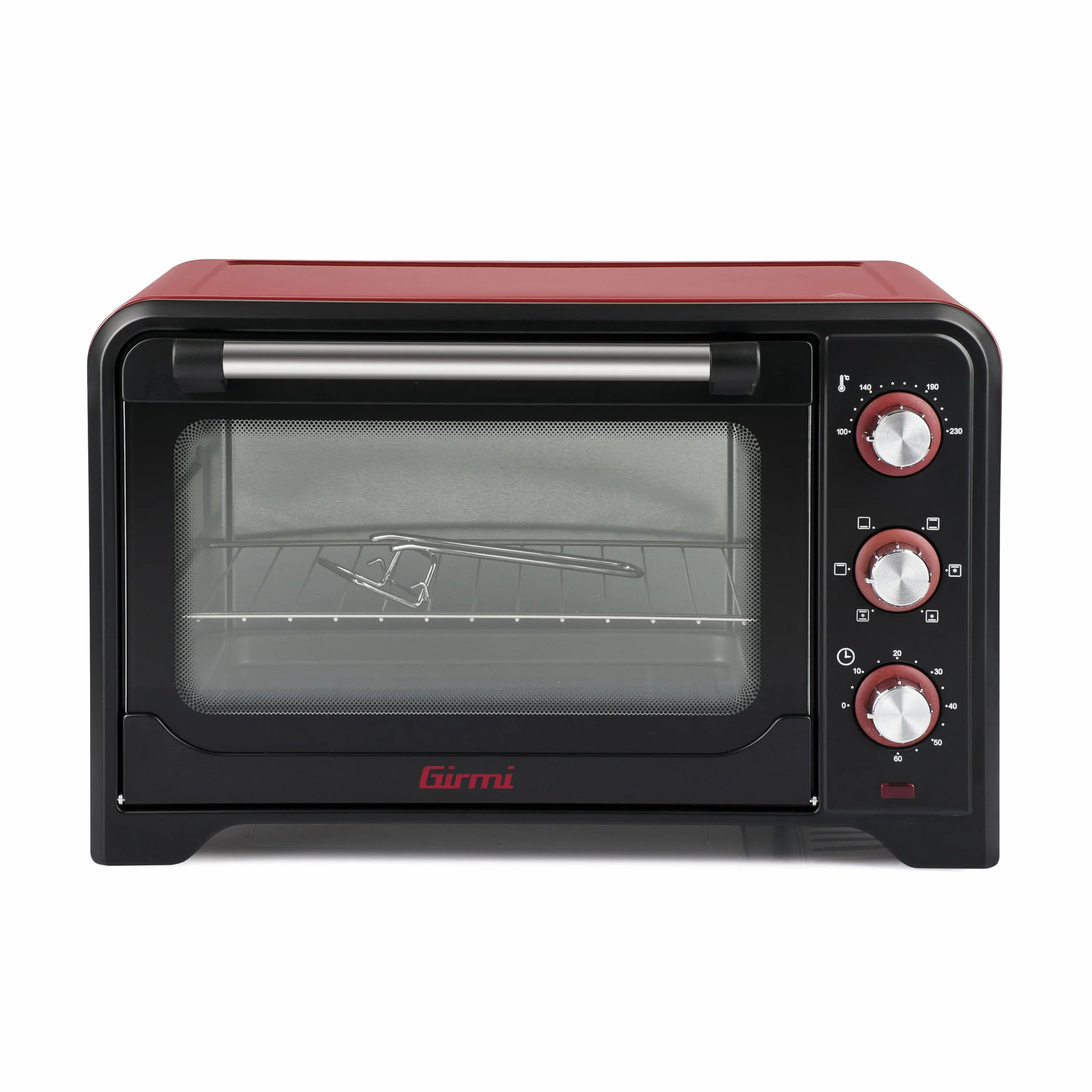 Girmi FE3000 piec elektryczny, 1600 W, stal nierdzewna, czerwony