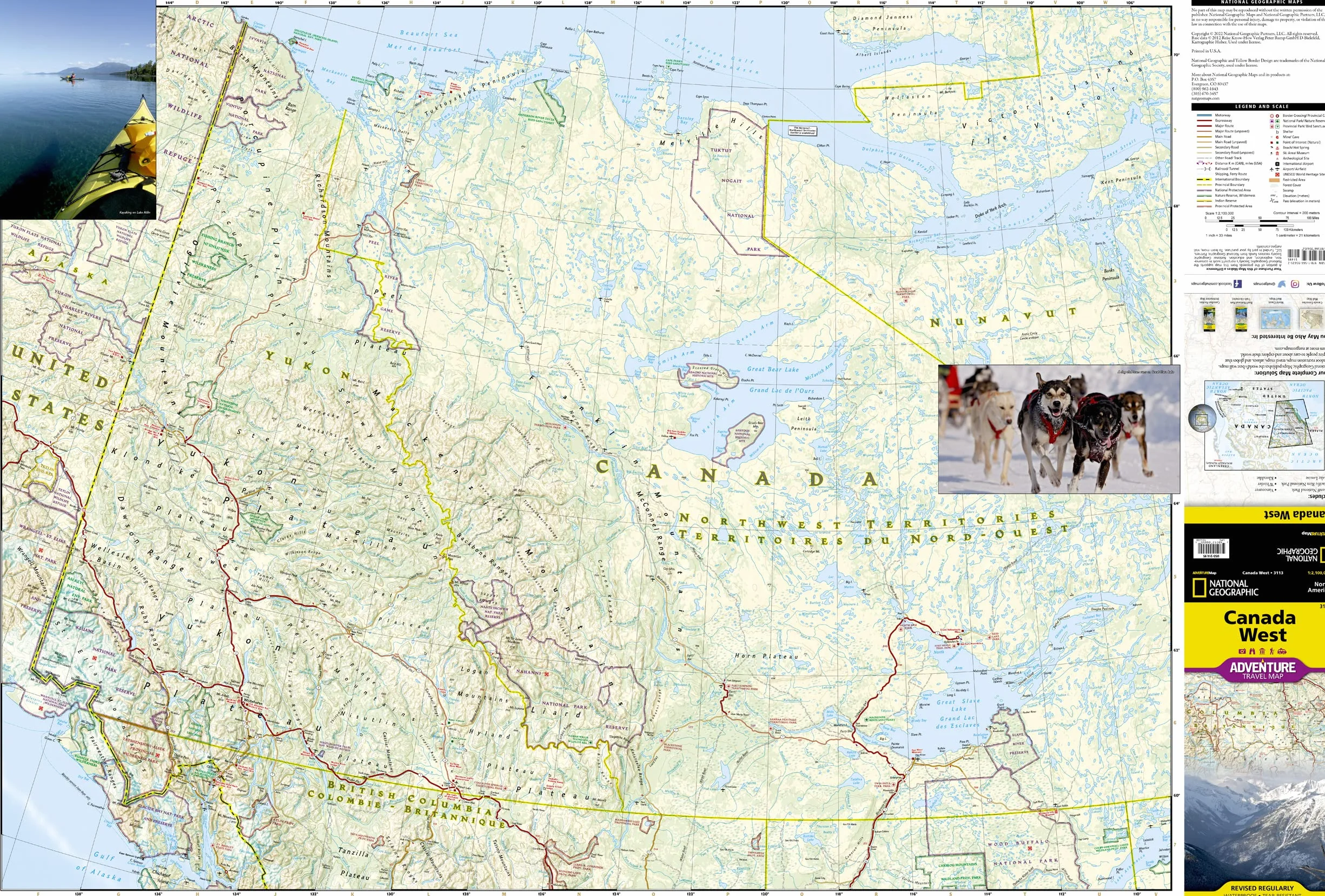 CANADA WEST 1/2M1: Adventure Maps: 3113